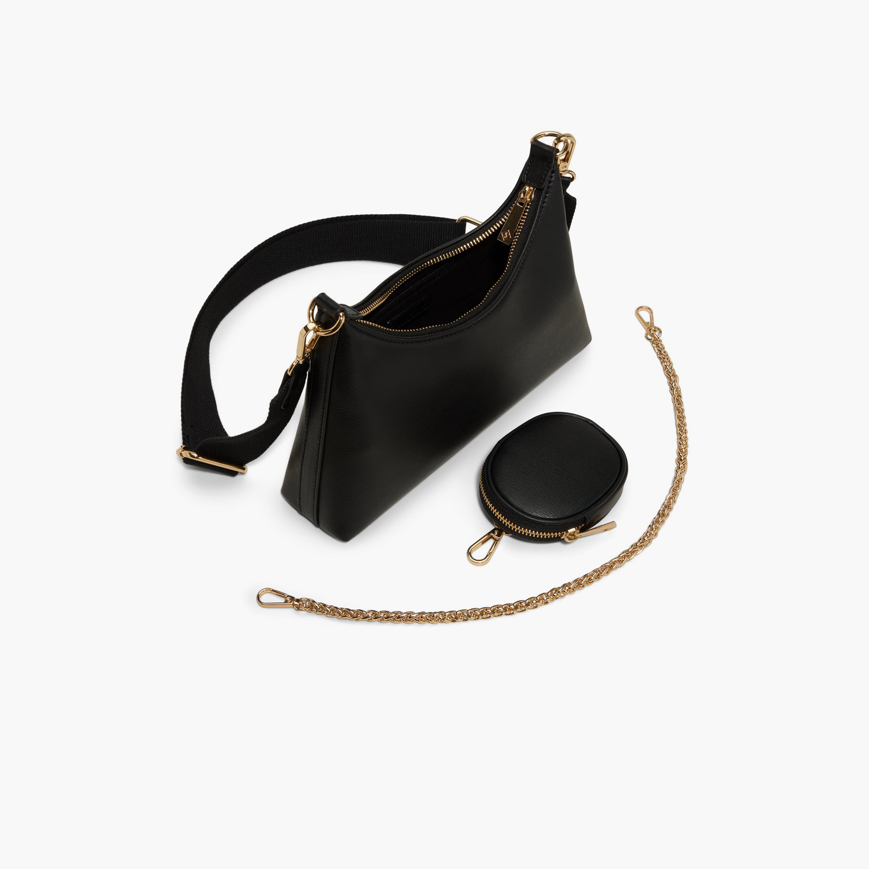 كول ات سبرينغ - شنطة كتف عادية بسحاب وحزام قابل للفصل | 27 × 7 × 25 سم-women-bagsandwallets-handbags-image-3