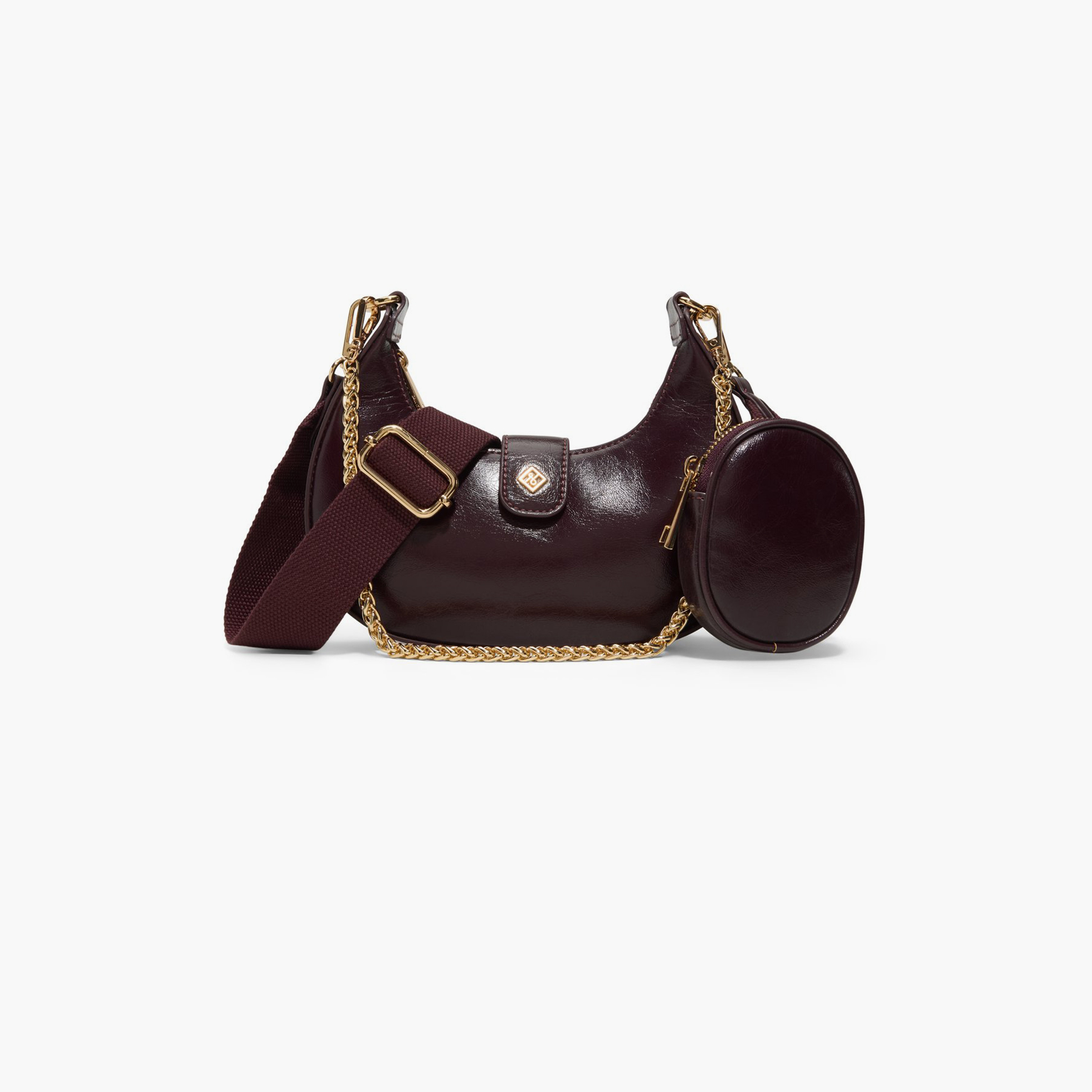 كول ات سبرينغ - شنطة كروس منقوشة بسحاب وحزام قابل للفصل | 22 × 6 × 27 سم-women-bagsandwallets-handbags-image-9