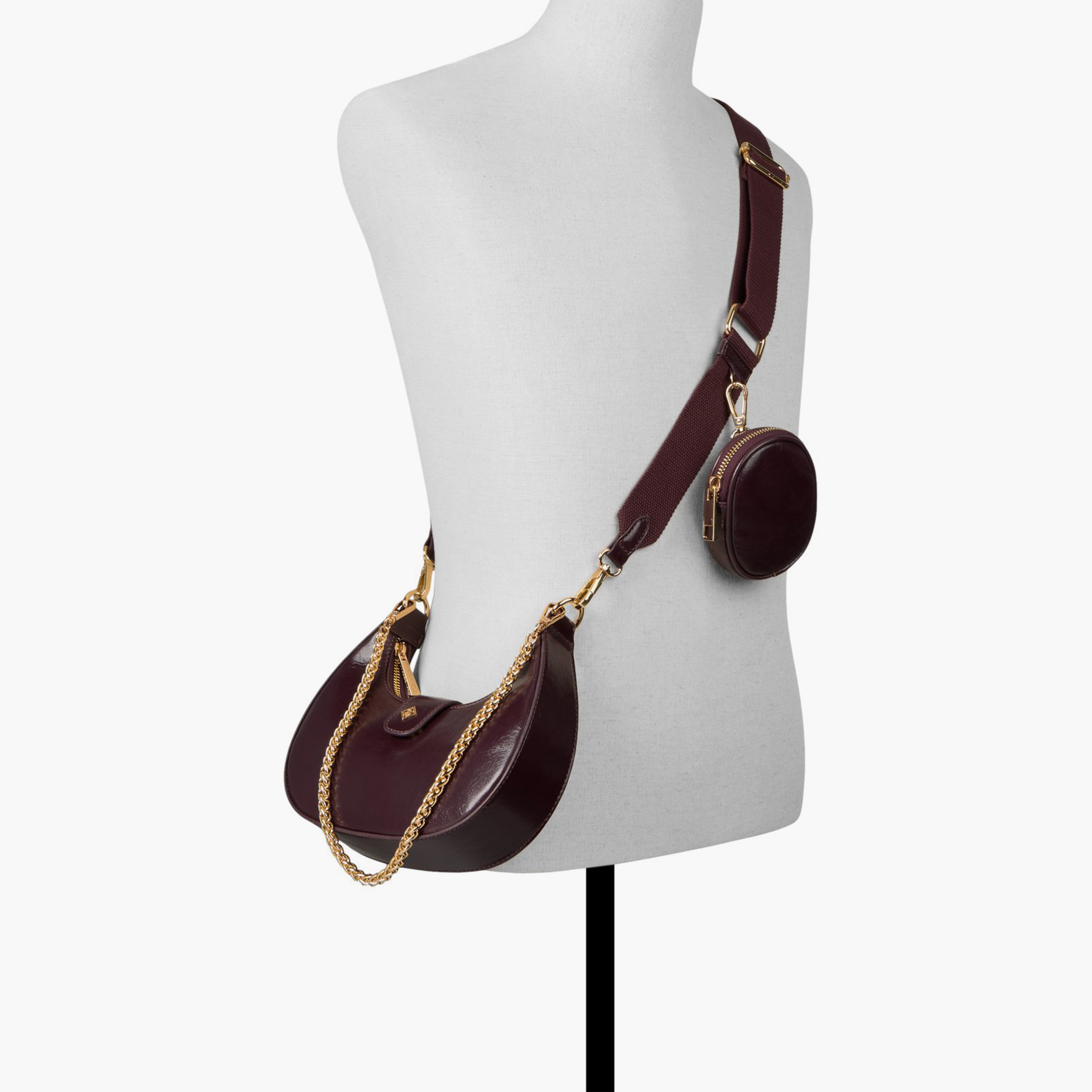 كول ات سبرينغ - شنطة كروس منقوشة بسحاب وحزام قابل للفصل | 22 × 6 × 27 سم-women-bagsandwallets-handbags-image-12