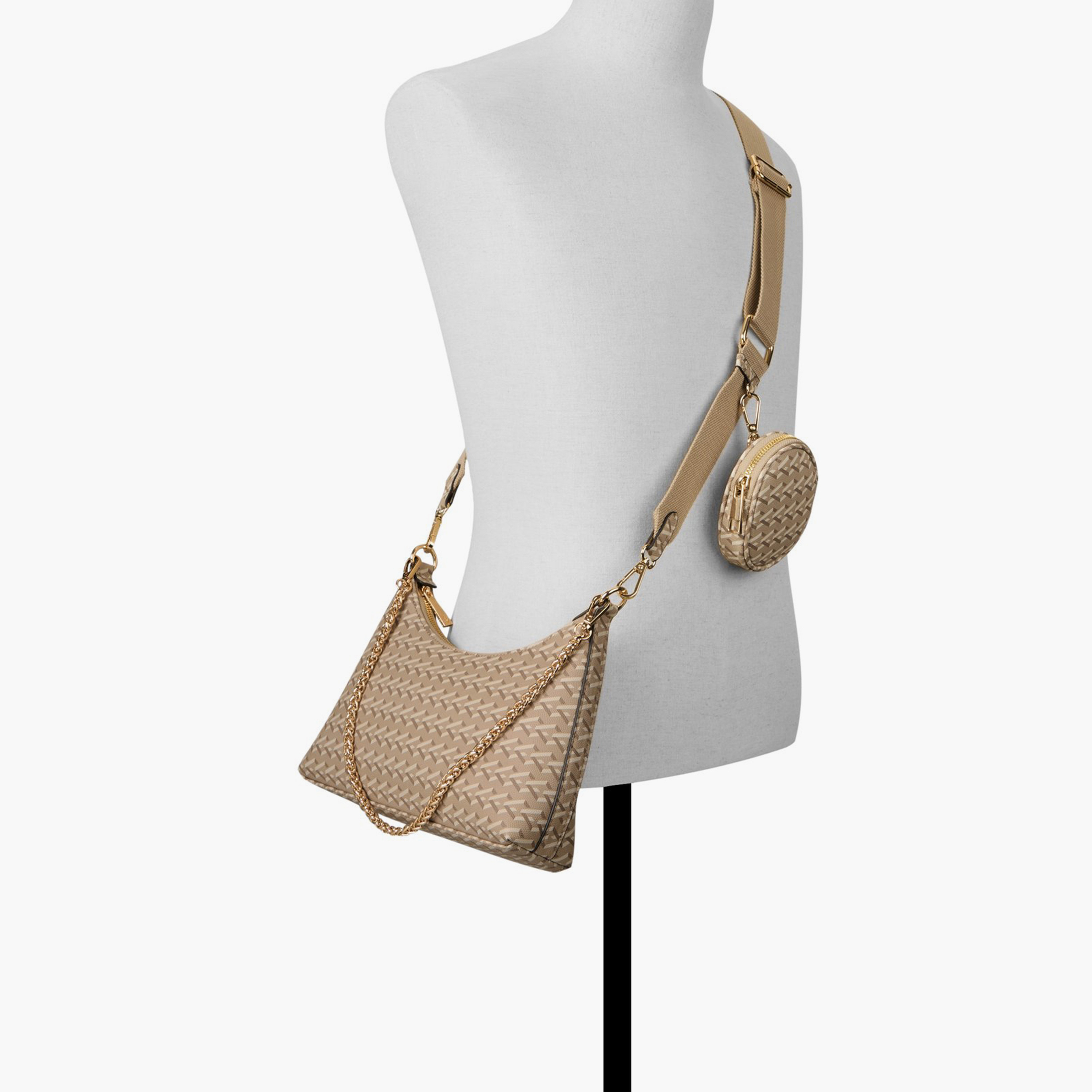 Call it Spring Plain Sling Bag with Zipper and Detachable Strap | 27 X 7 X 25 CM-women-bagsandwallets-handbags-image-4