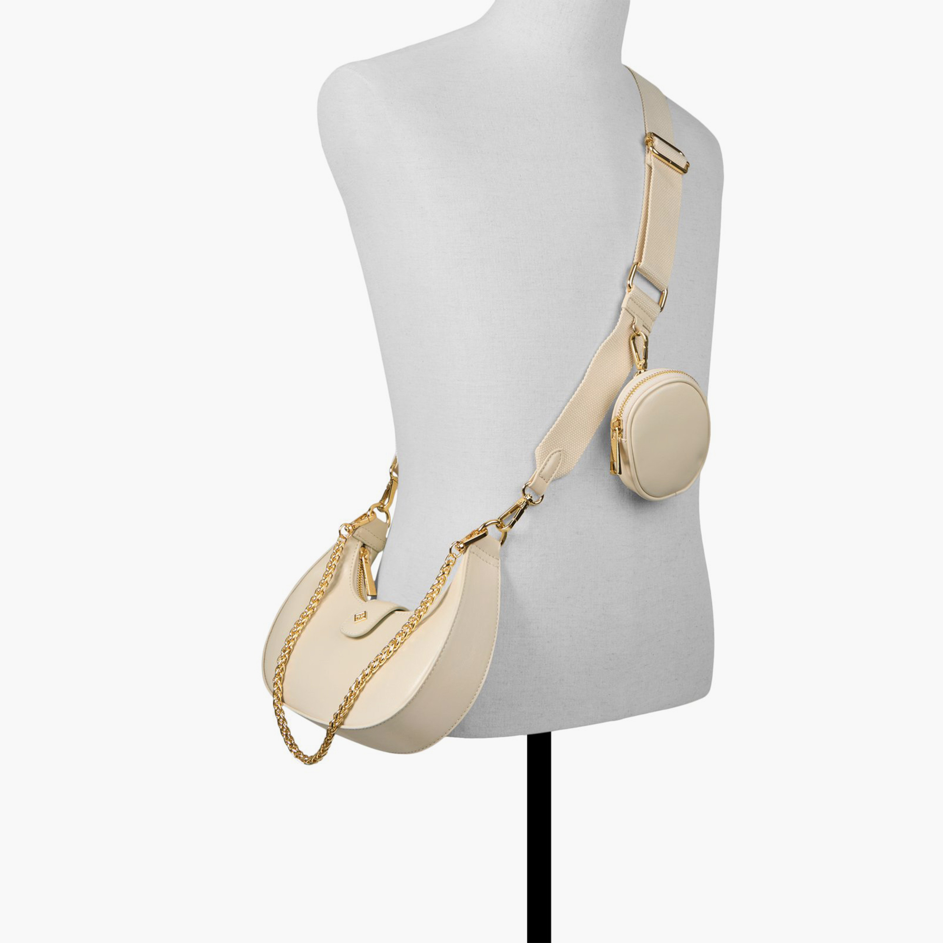 Call it Spring Textured Crossbody Bag with Zipper and Detachable Strap | 22 X 6 X 27 CM-women-bagsandwallets-handbags-image-4