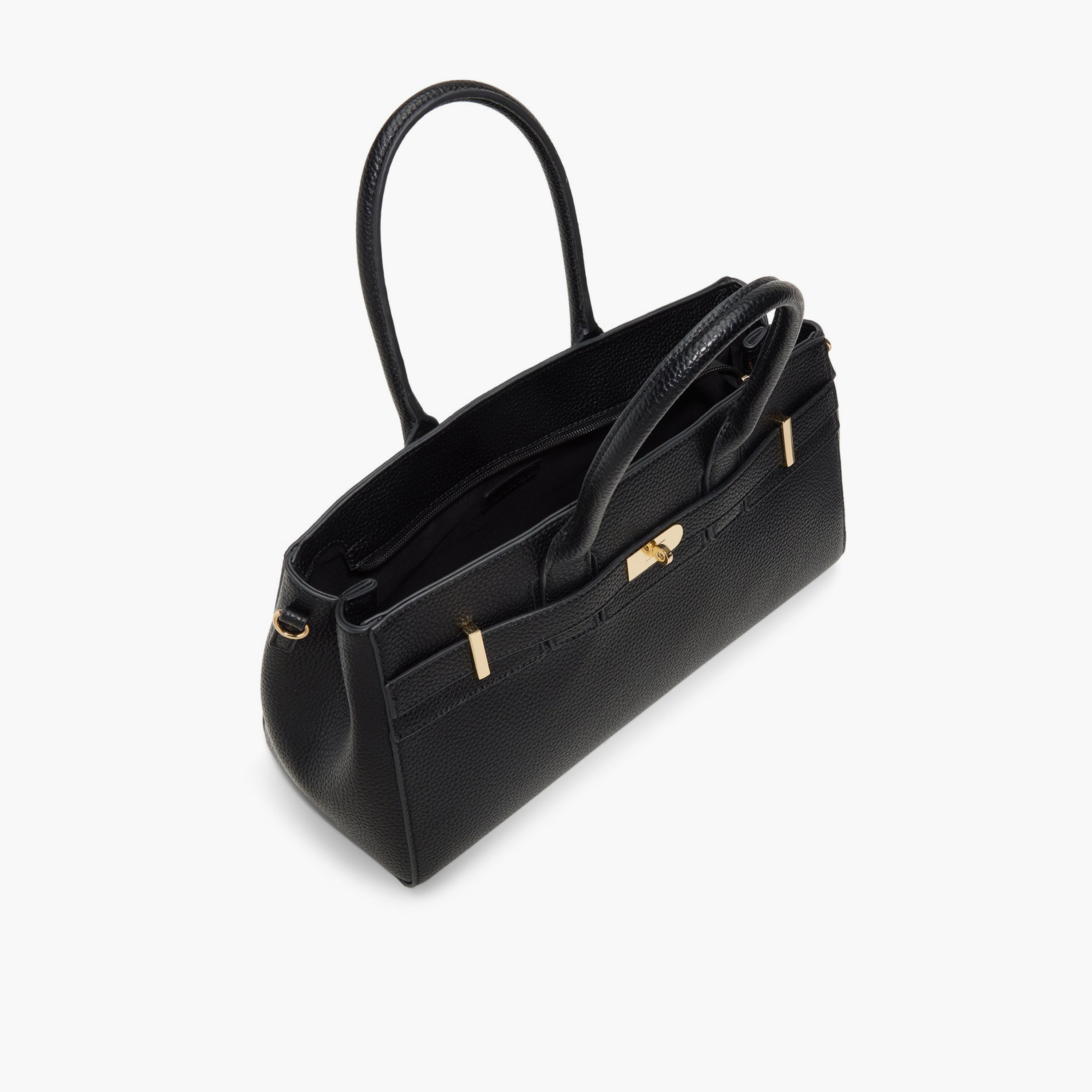 Call it Spring Textured Double Handle Satchel Bag with Zipper and Detachable Strap | 36 X 16 X 35 CM-women-bagsandwallets-handbags-image-3