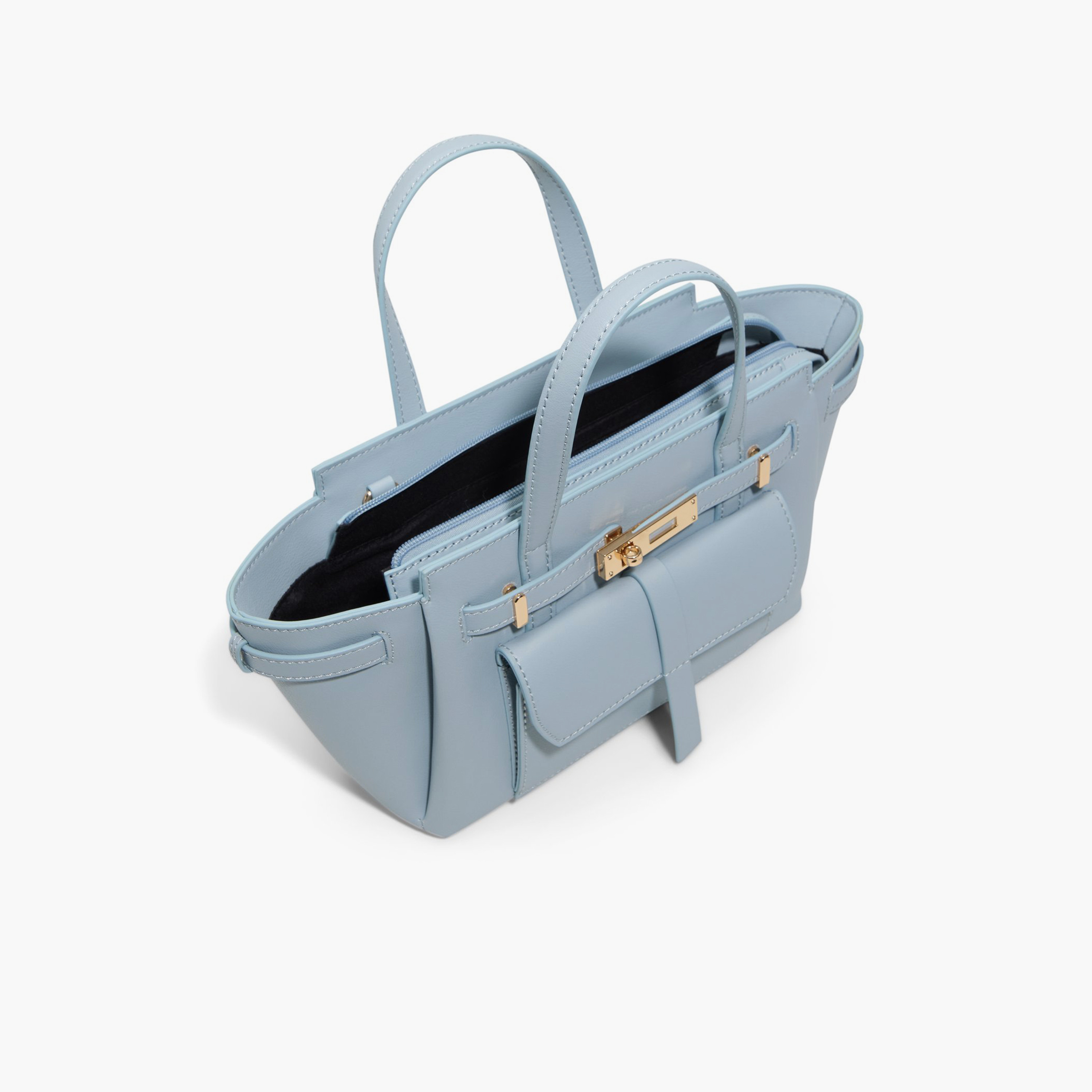كول ات سبرينغ - شنطة يد بمقبضين وسحاب وحزام قابل للفصل | 37 × 9 × 19 سم-women-bagsandwallets-handbags-image-3
