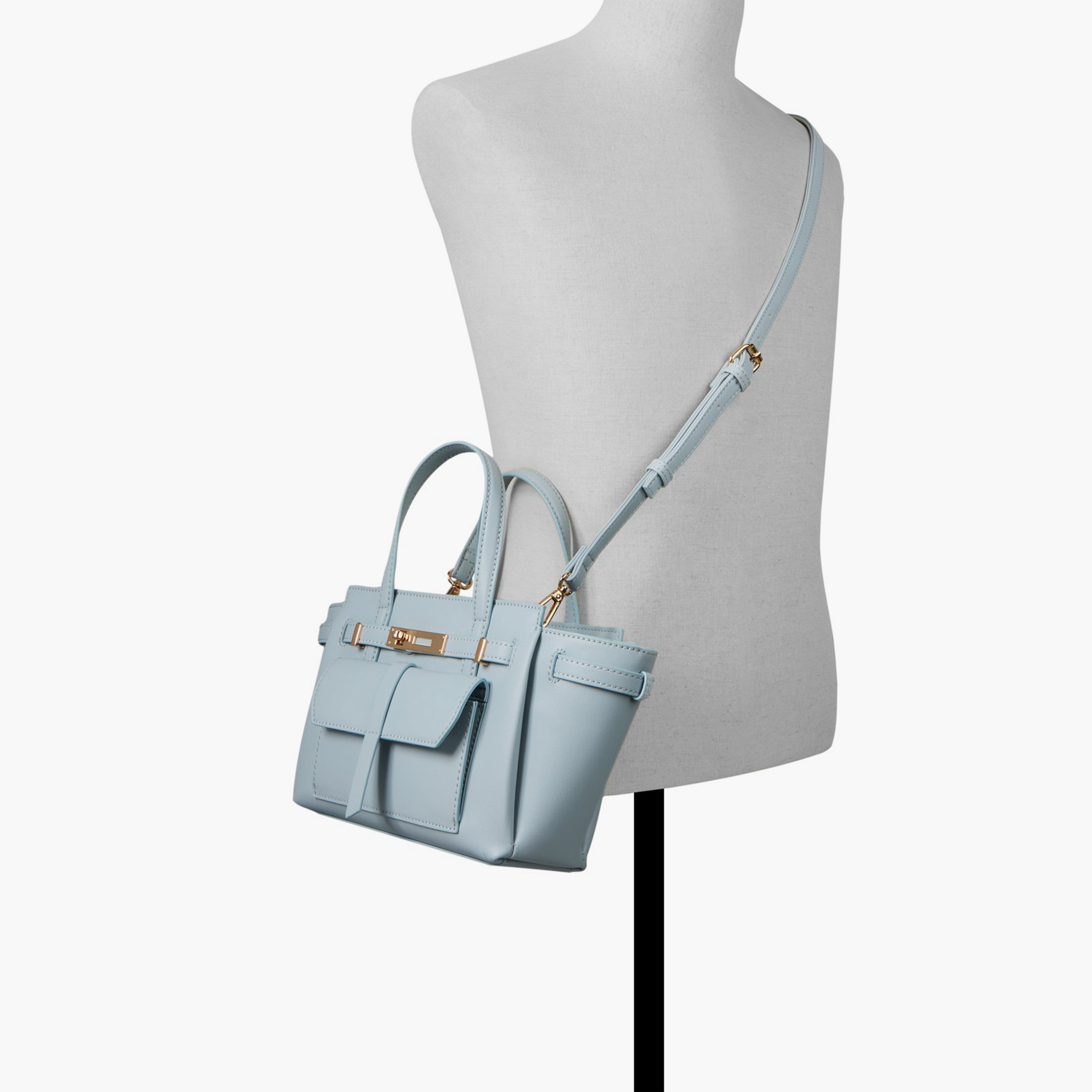كول ات سبرينغ - شنطة يد بمقبضين وسحاب وحزام قابل للفصل | 37 × 9 × 19 سم-women-bagsandwallets-handbags-image-4