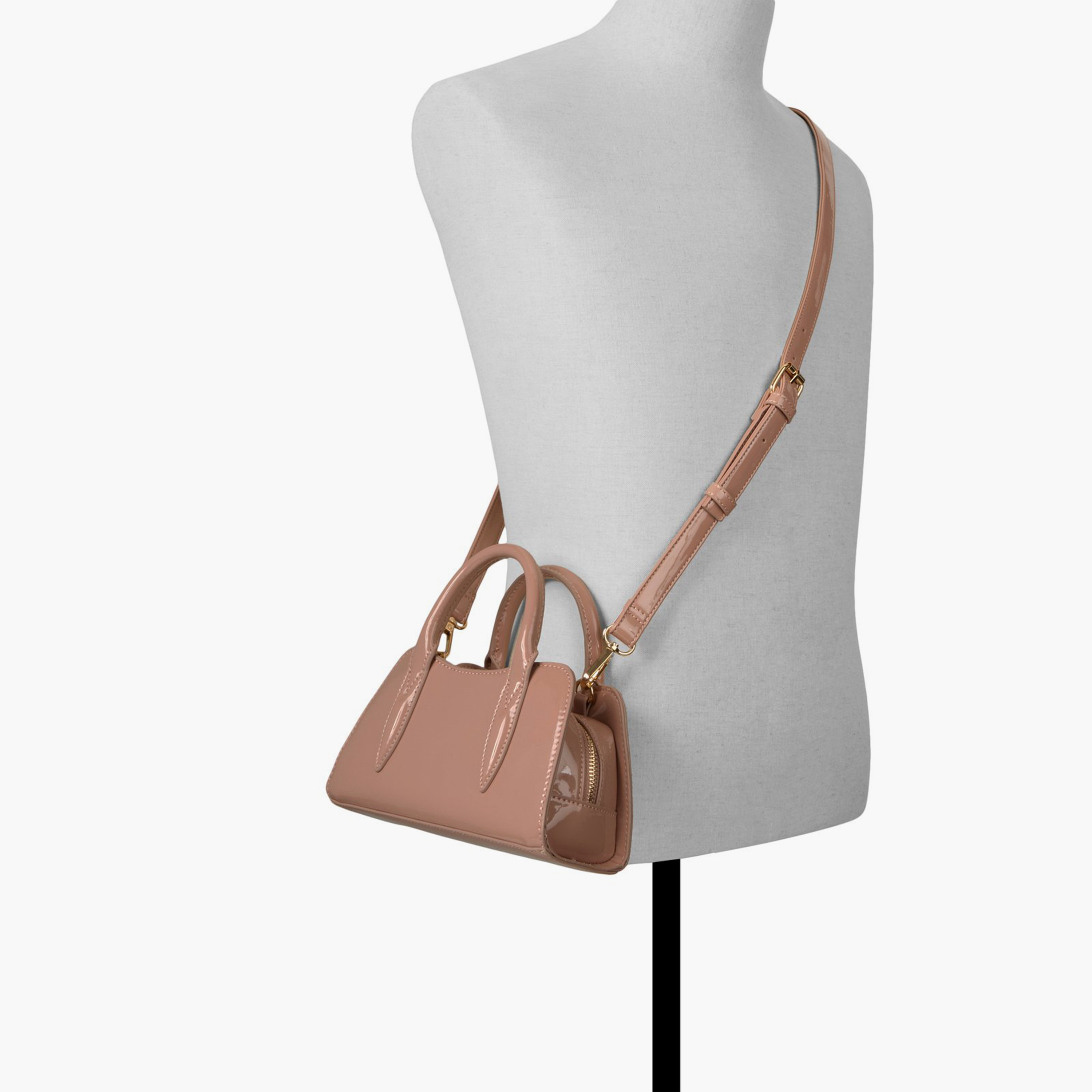 كول ات سبرينغ - شنطة كتف عادية بمقبضين وسحاب وحزام قابل للفصل | 23 × 9 × 20 سم-women-bagsandwallets-handbags-image-12