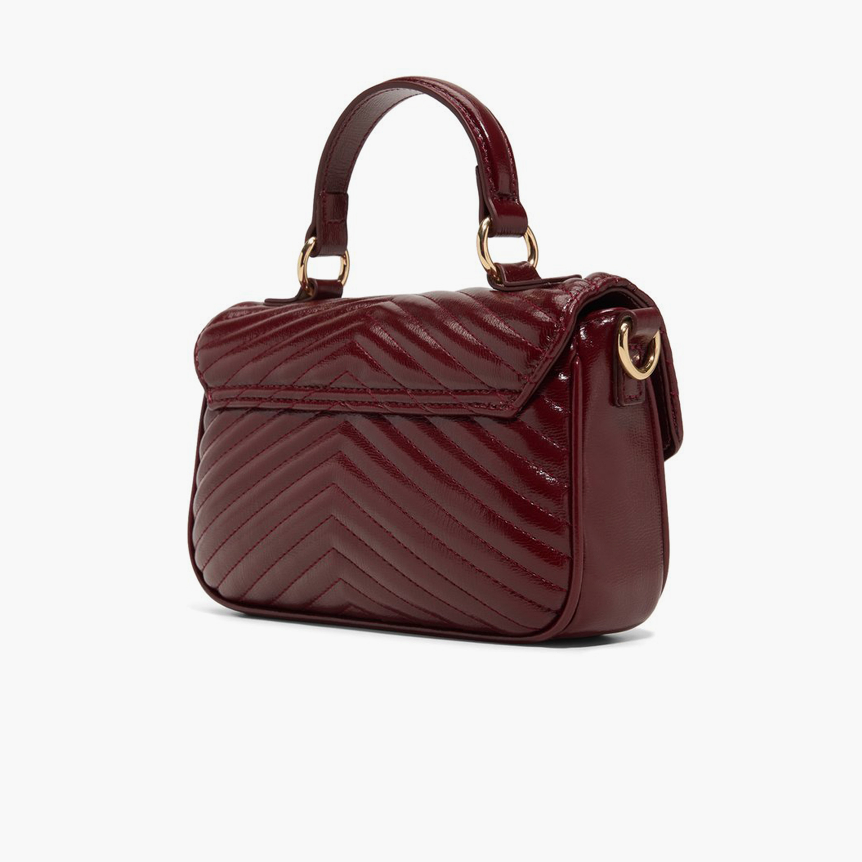 كول ات سبرينغ - شنطة يد مبطنة بمقبض علوي وقفل دوار وحزام قابل للفصل | 22 × 7 × 21 سم-women-bagsandwallets-handbags-image-2