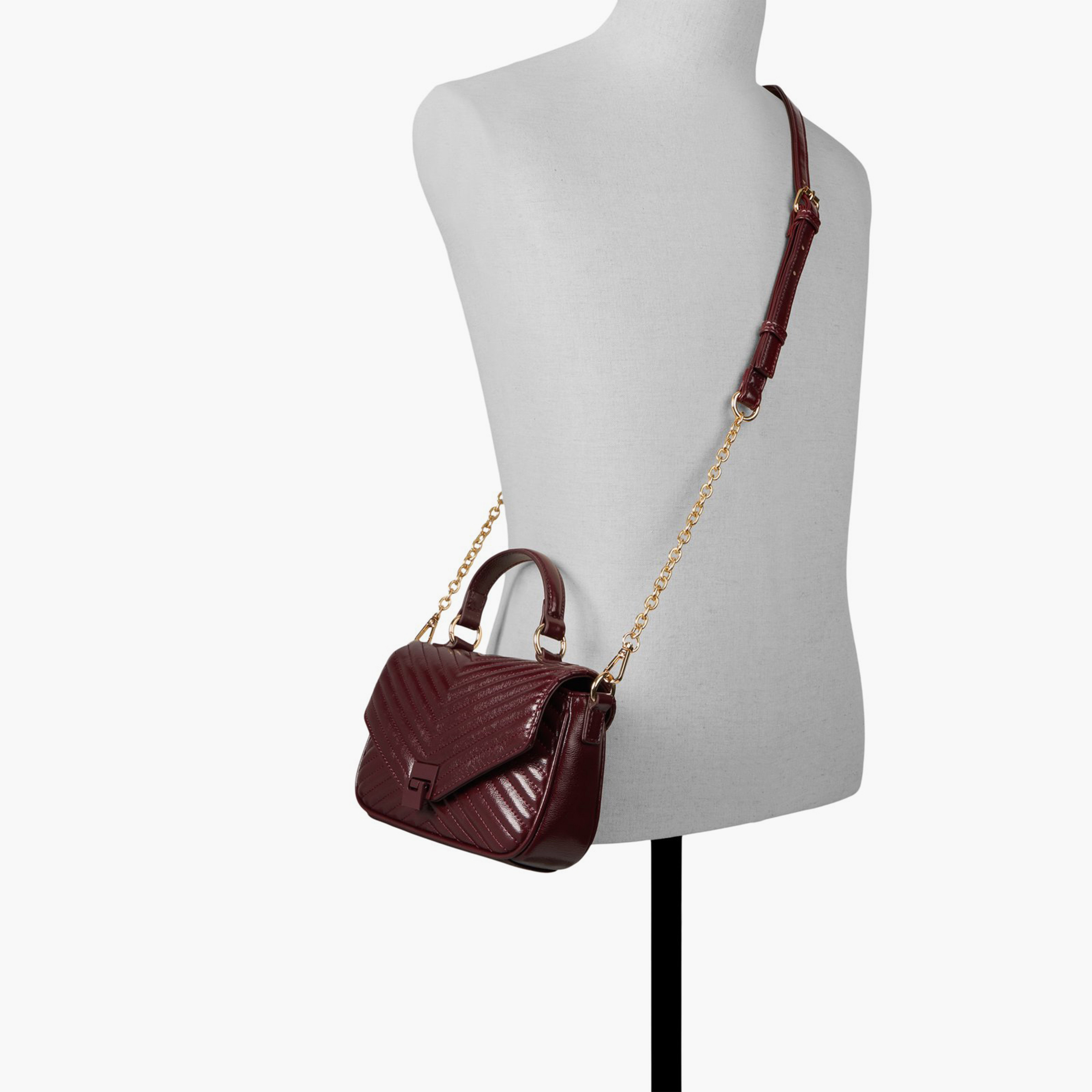 كول ات سبرينغ - شنطة يد مبطنة بمقبض علوي وقفل دوار وحزام قابل للفصل | 22 × 7 × 21 سم-women-bagsandwallets-handbags-image-4