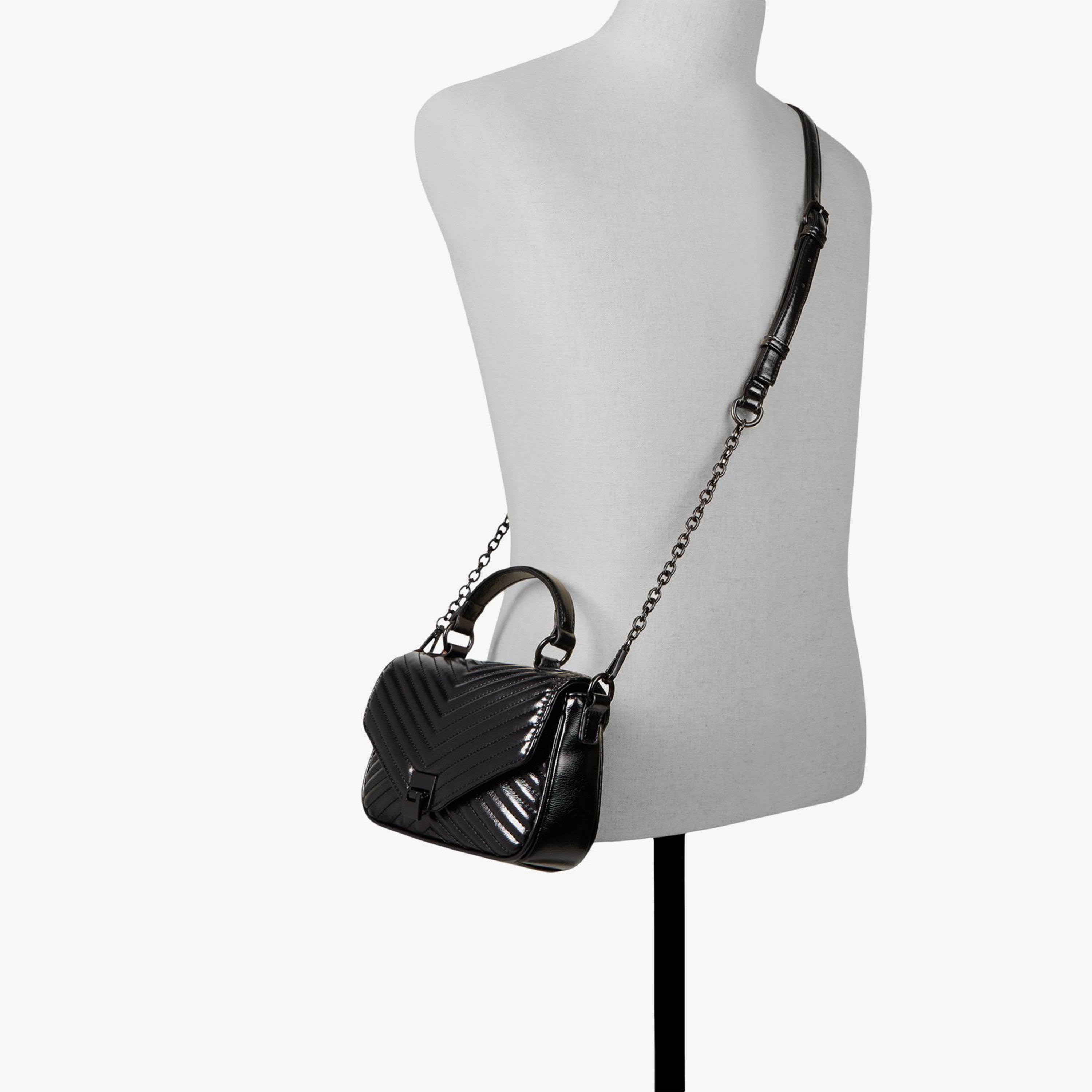 كول ات سبرينغ - شنطة يد مبطنة بمقبض علوي وقفل دوار وحزام قابل للفصل | 22 × 7 × 21 سم-women-bagsandwallets-handbags-image-4