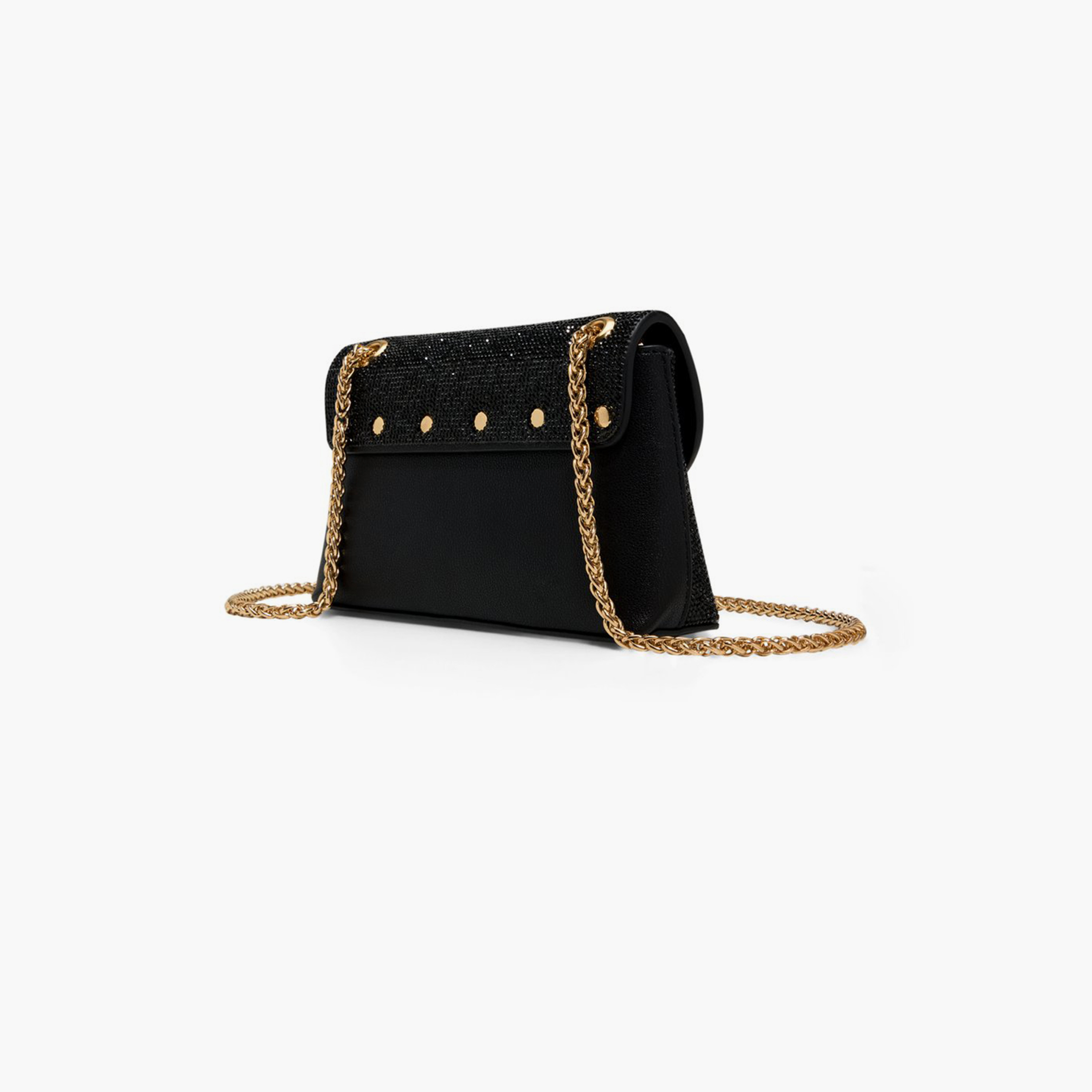 Call it Spring Embellished Sling Bag with Flap and Chain Strap | 20 X 12 X 7 CM-women-bagsandwallets-handbags-image-2