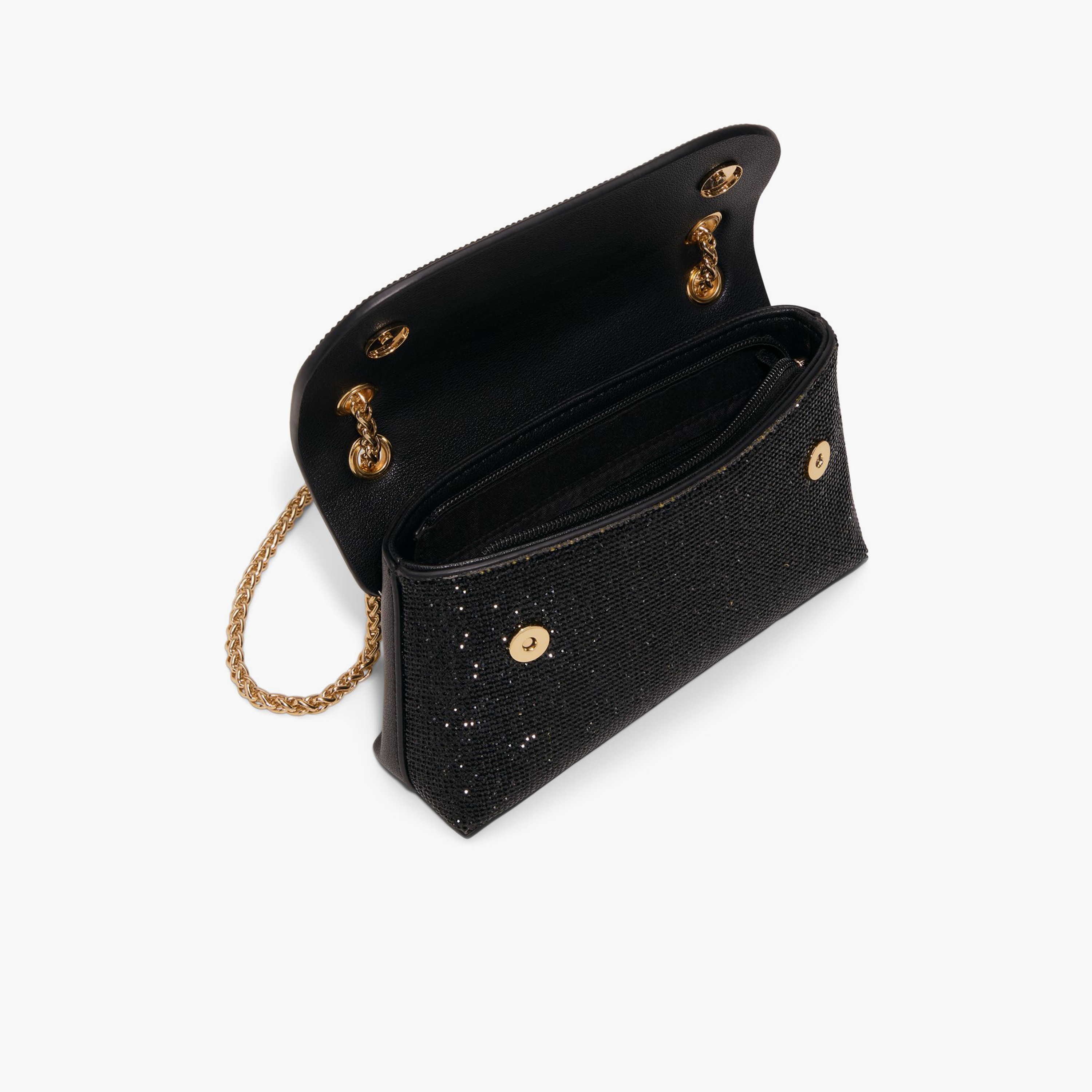 Call it Spring Embellished Sling Bag with Flap and Chain Strap | 20 X 12 X 7 CM-women-bagsandwallets-handbags-image-3