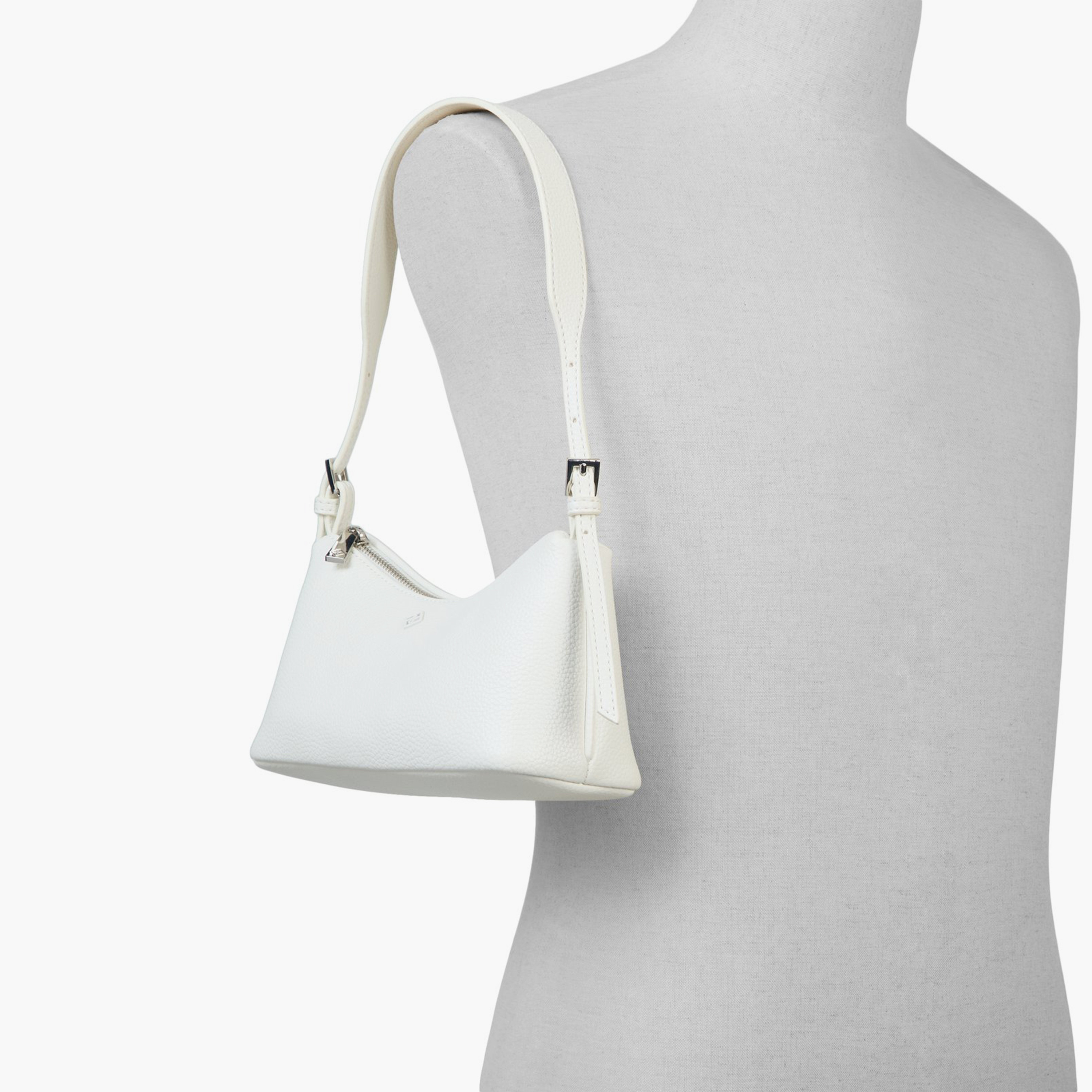 كول ات سبرينغ - شنطة كتف سادة بسحاب وحزام قابل للتعديل | 25 × 9 × 18 سم-women-bagsandwallets-handbags-image-8