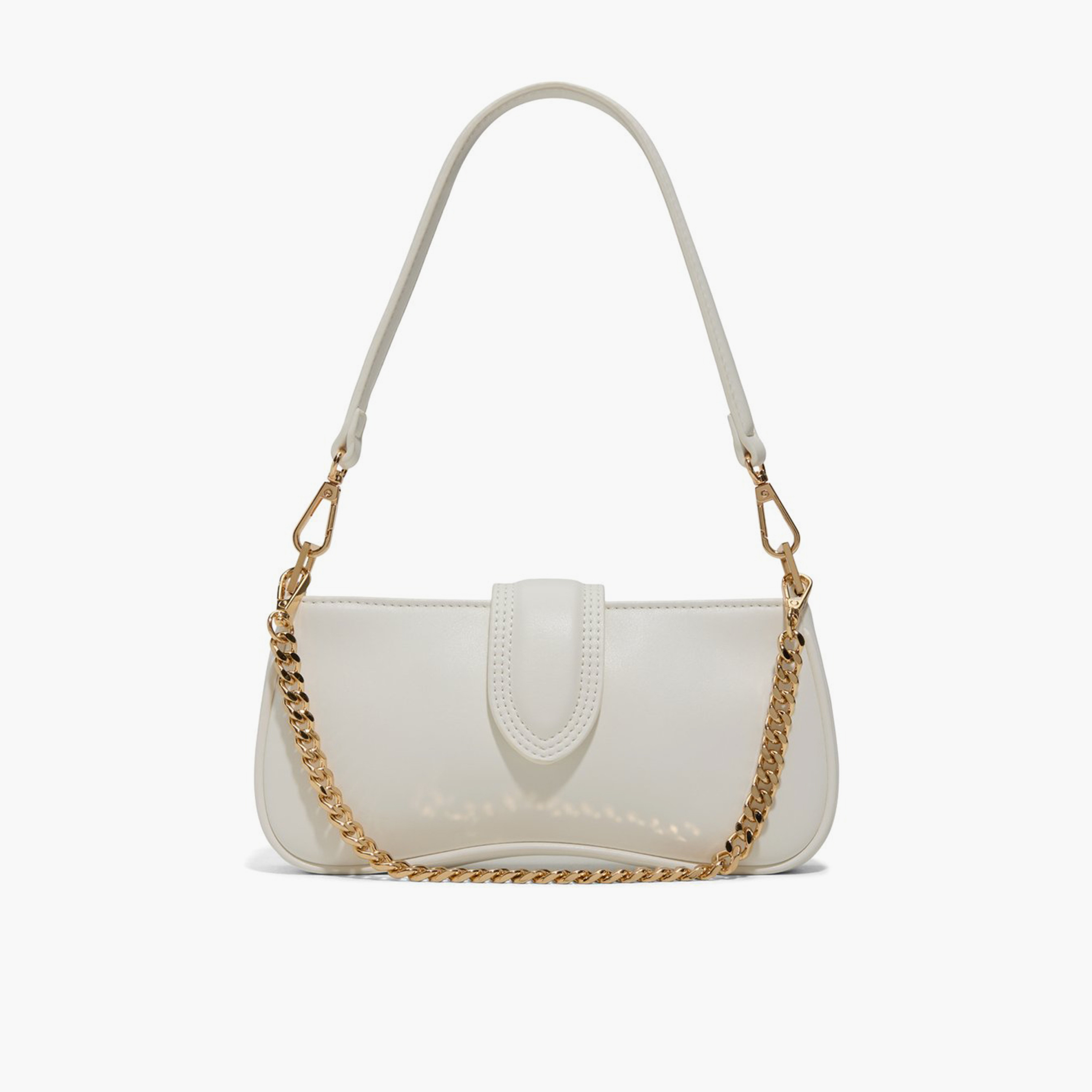 كول ات سبرينغ - شنطة كتف سادة بسحاب وحزام قابل للفصل | 24 × 4 × 19 سم-women-bagsandwallets-handbags-image-1