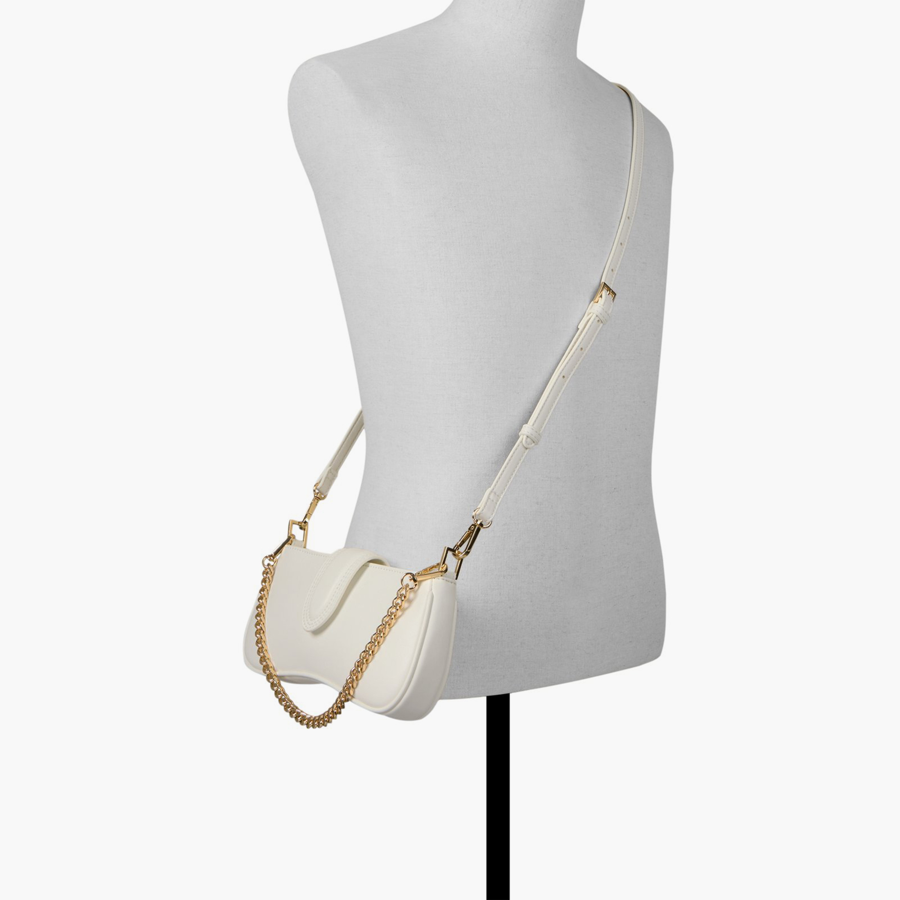 كول ات سبرينغ - شنطة كتف سادة بسحاب وحزام قابل للفصل | 24 × 4 × 19 سم-women-bagsandwallets-handbags-image-4
