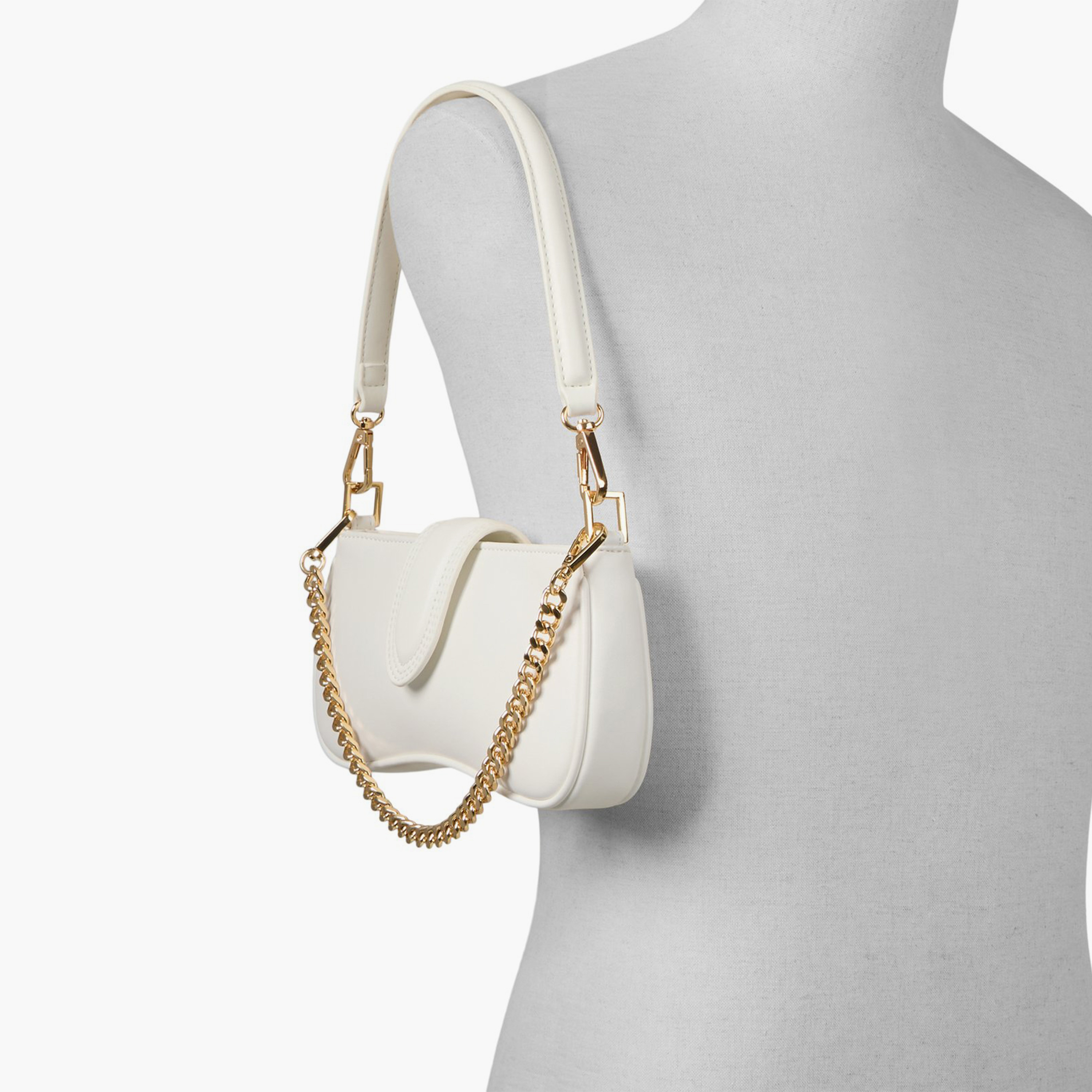 كول ات سبرينغ - شنطة كتف سادة بسحاب وحزام قابل للفصل | 24 × 4 × 19 سم-women-bagsandwallets-handbags-image-5