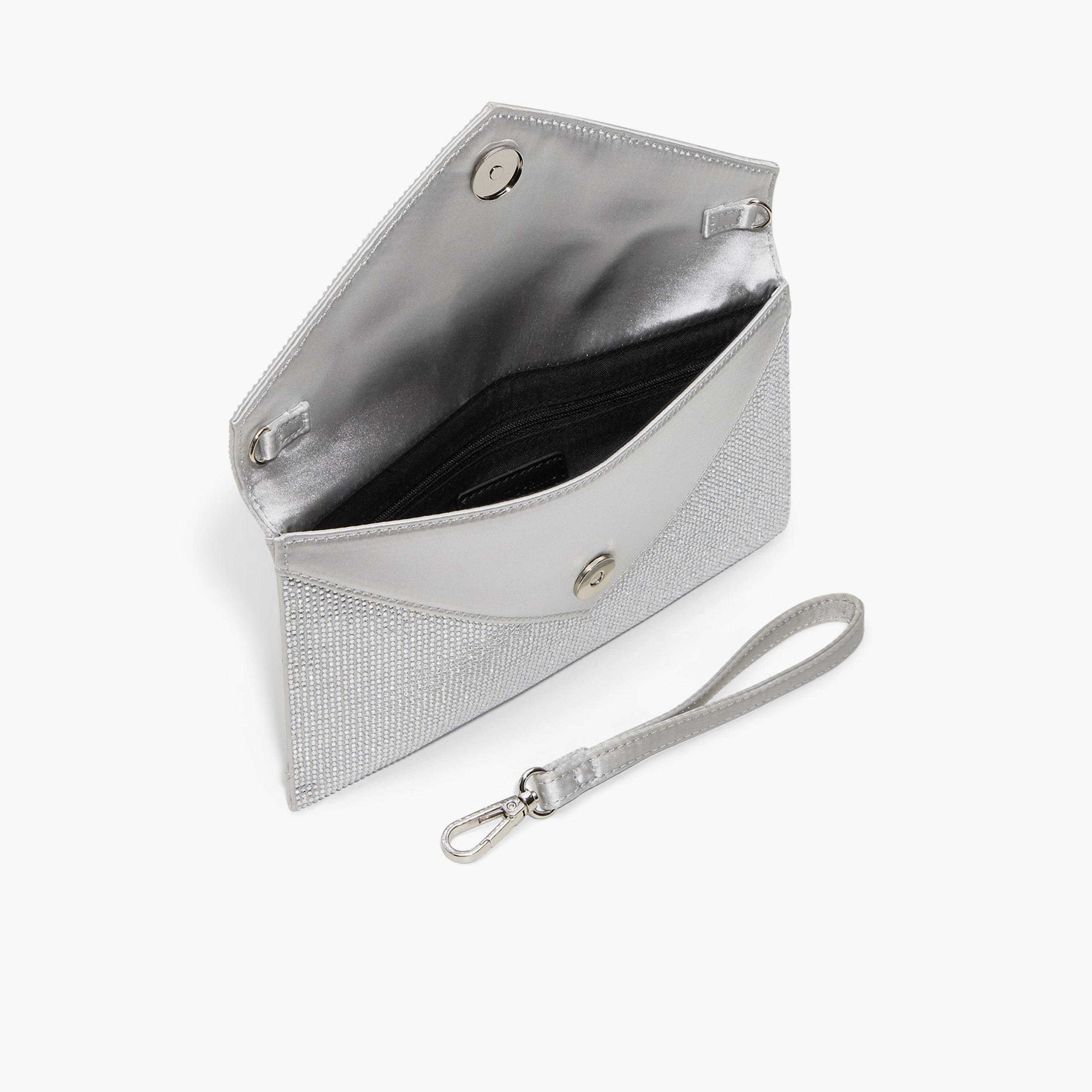 Call it Spring Embellished Clutch with Flap and Detachable Strap | 23 X 2 X 14 CM-women-bagsandwallets-handbags-image-3