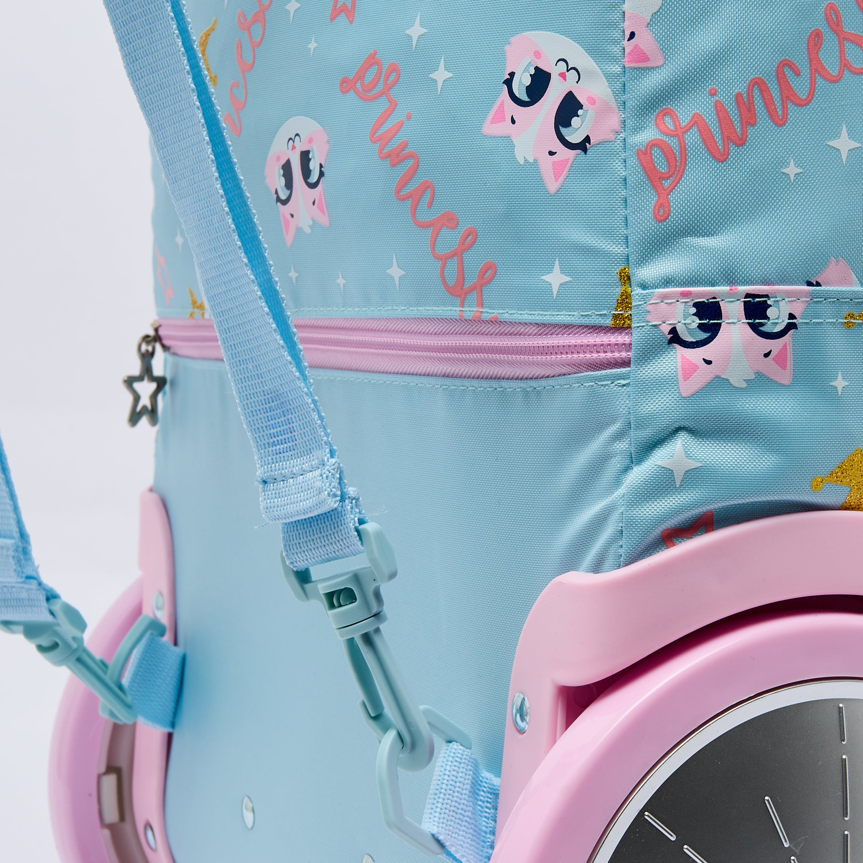 New Expressions Printed 3-Piece Trolley Bag Set for Girls 8-13 Years with Lunch Bag - 18 inches-school-bagsandbackpacks-trolleybags-image-14