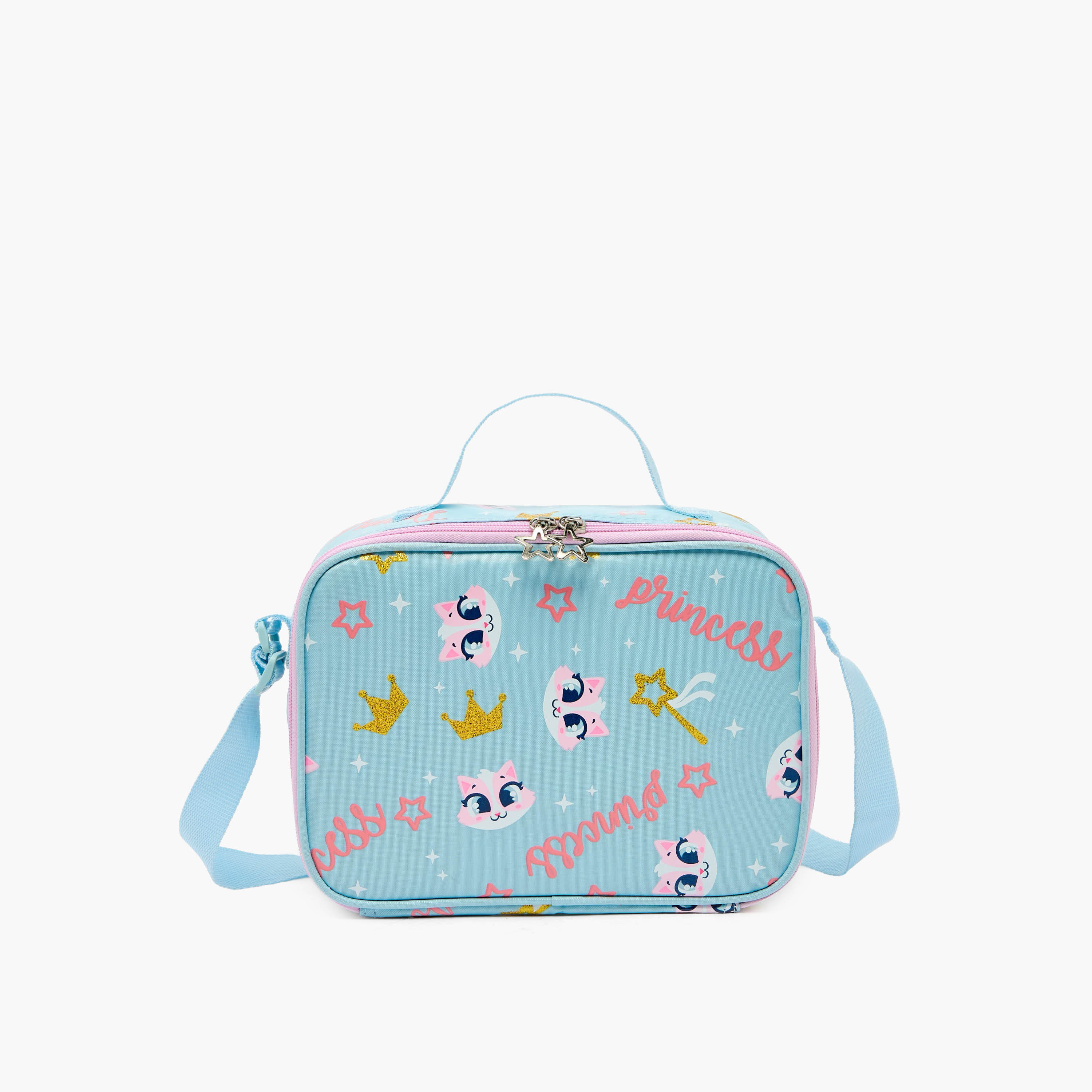 New Expressions Printed 3-Piece Trolley Bag Set for Girls 8-13 Years with Lunch Bag - 18 inches-school-bagsandbackpacks-trolleybags-image-17