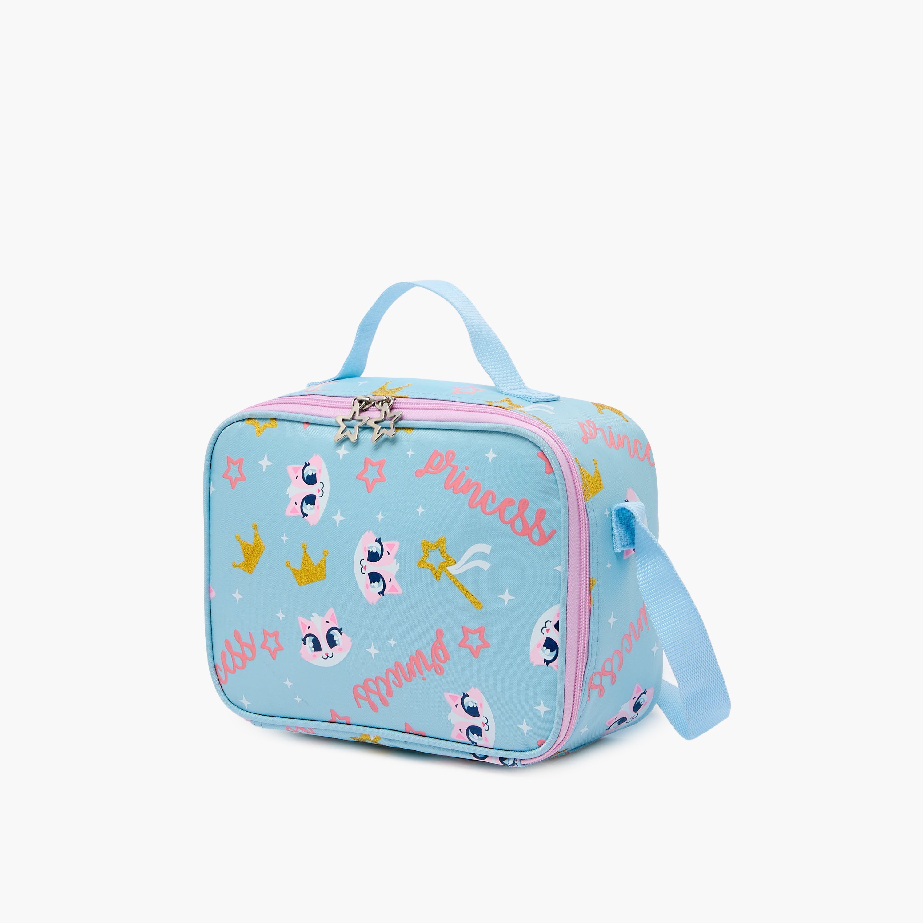 New Expressions Printed 3-Piece Trolley Bag Set for Girls 8-13 Years with Lunch Bag - 18 inches-school-bagsandbackpacks-trolleybags-image-18