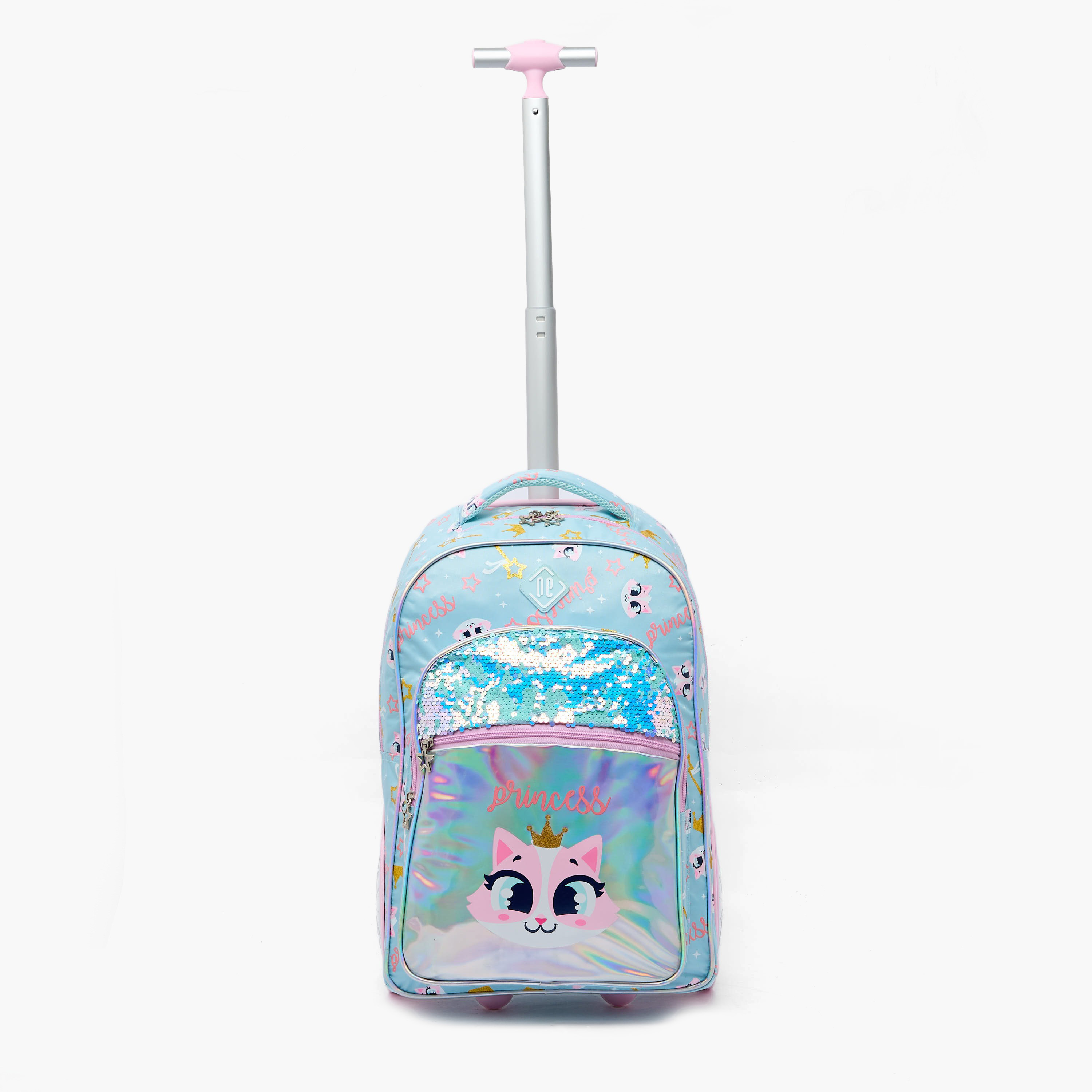 New Expressions Printed 3-Piece Trolley Bag Set for Girls 8-13 Years with Lunch Bag - 18 inches-school-bagsandbackpacks-trolleybags-image-6