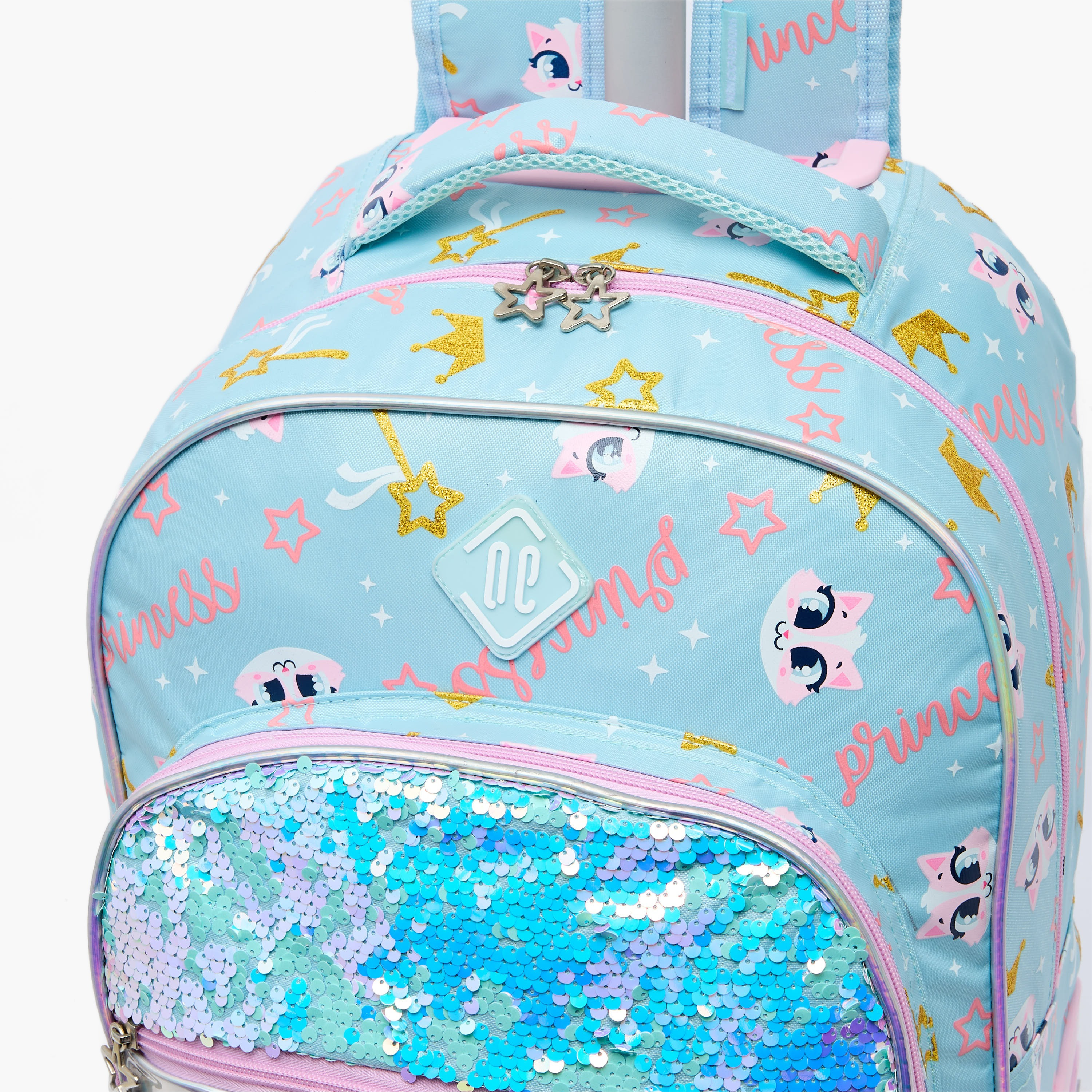 New Expressions Printed 3-Piece Trolley Bag Set for Girls 8-13 Years with Lunch Bag - 18 inches-school-bagsandbackpacks-trolleybags-image-7