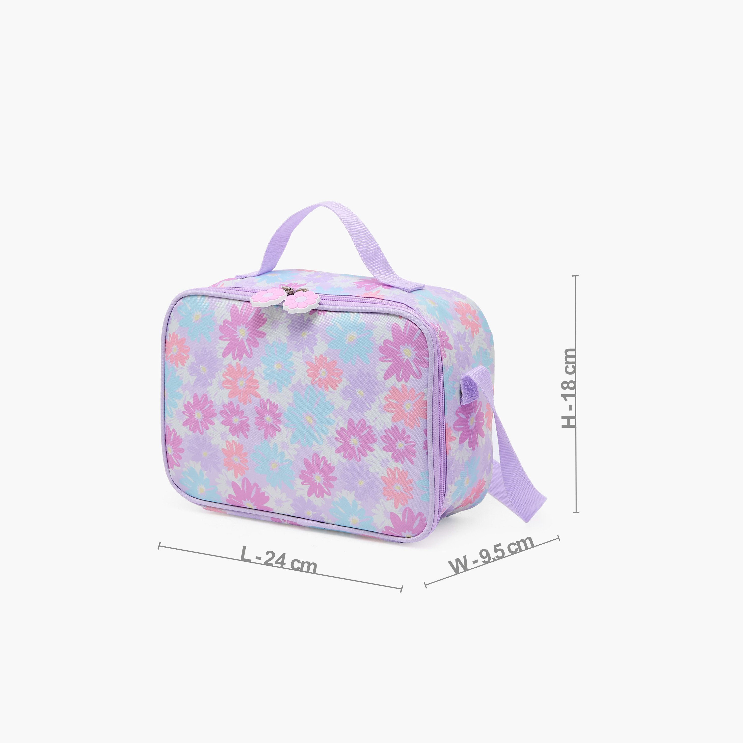 New Expressions Printed 3-Piece Trolley Backpack Set for Girls 8-13 Years with Lunch Bag - 18 inches-school-bagsandbackpacks-trolleybags-image-16