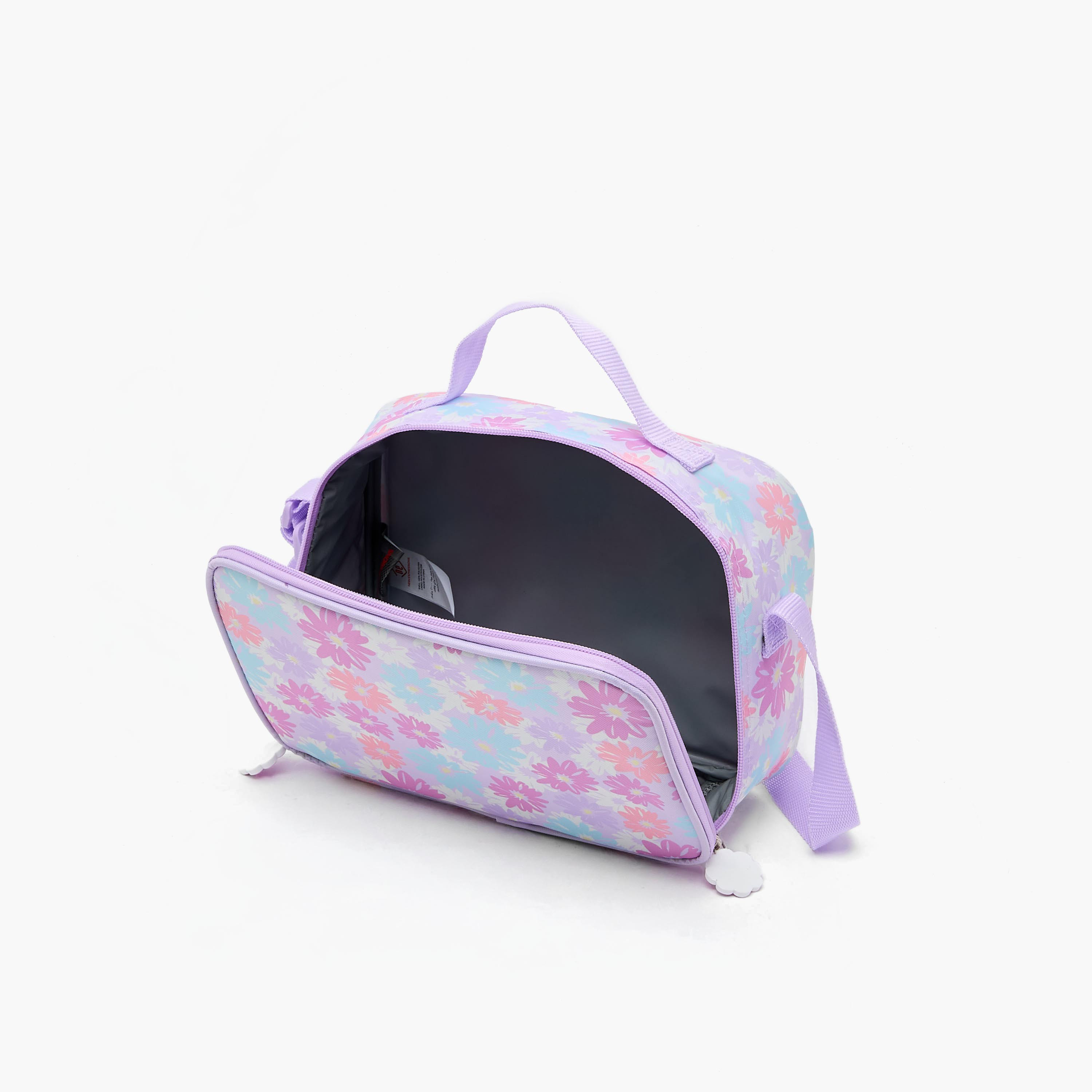 New Expressions Printed 3-Piece Trolley Backpack Set for Girls 8-13 Years with Lunch Bag - 18 inches-school-bagsandbackpacks-trolleybags-image-18
