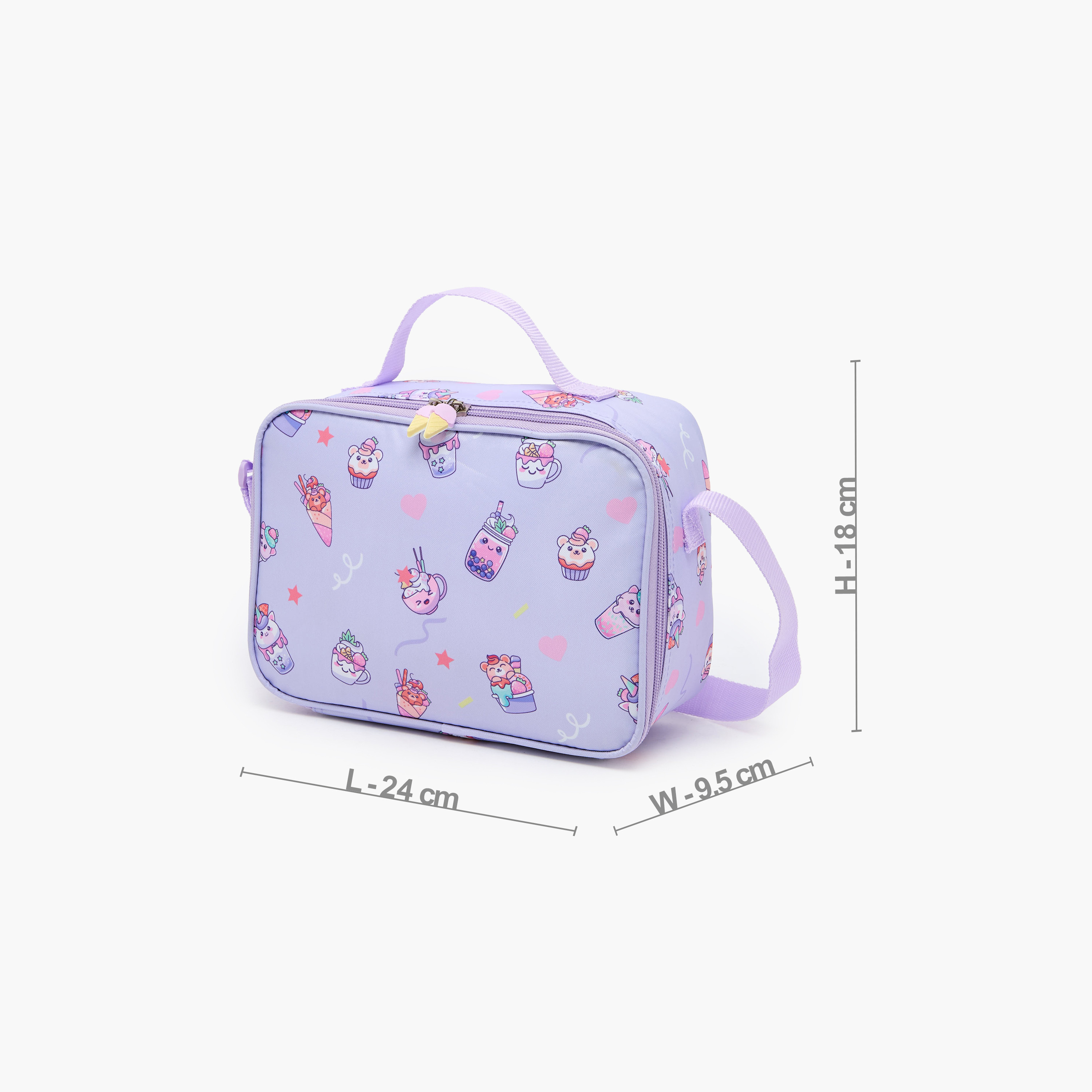 New Expressions Printed 3-Piece Trolley Backpack Set for Girls 8-13 Years with Lunch Bag - 18 inches-school-bagsandbackpacks-trolleybags-image-16