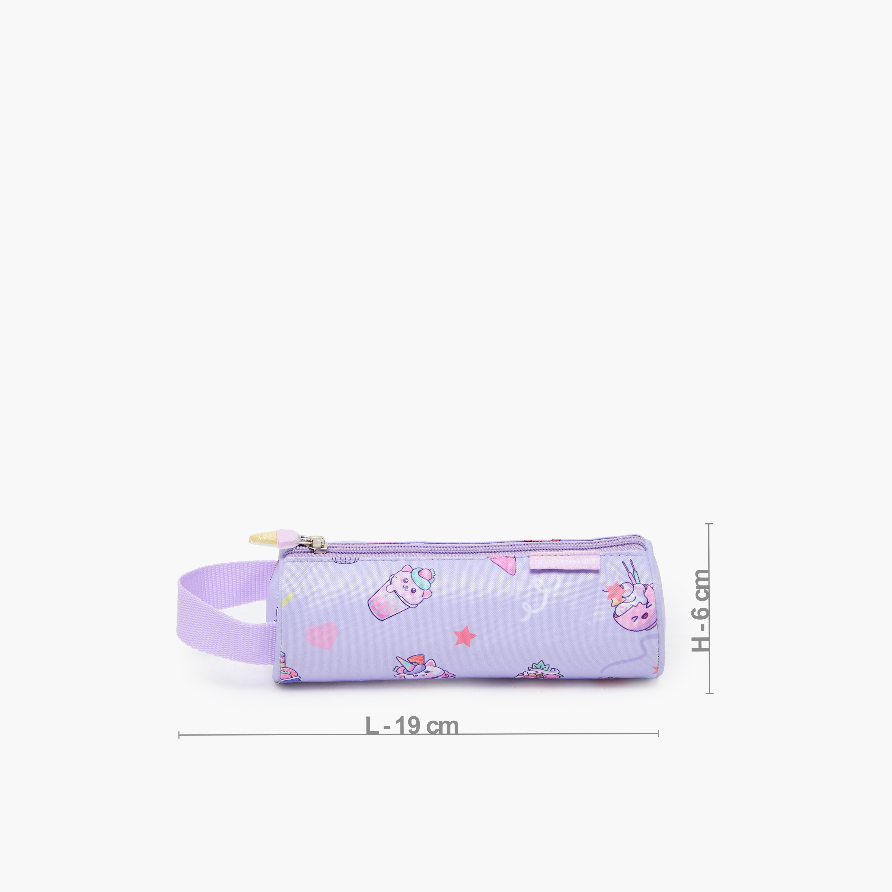 New Expressions Printed 3-Piece Trolley Backpack Set for Girls 8-13 Years with Lunch Bag - 18 inches-school-bagsandbackpacks-trolleybags-image-19