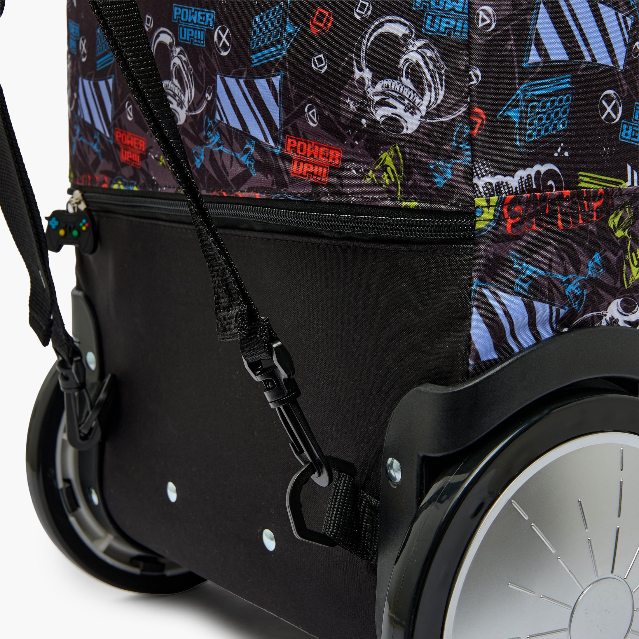 طقم حقيبة مدرسية ترولي للأولاد بتصميم ألعاب-school-bagsandbackpacks-trolleybags-image-13