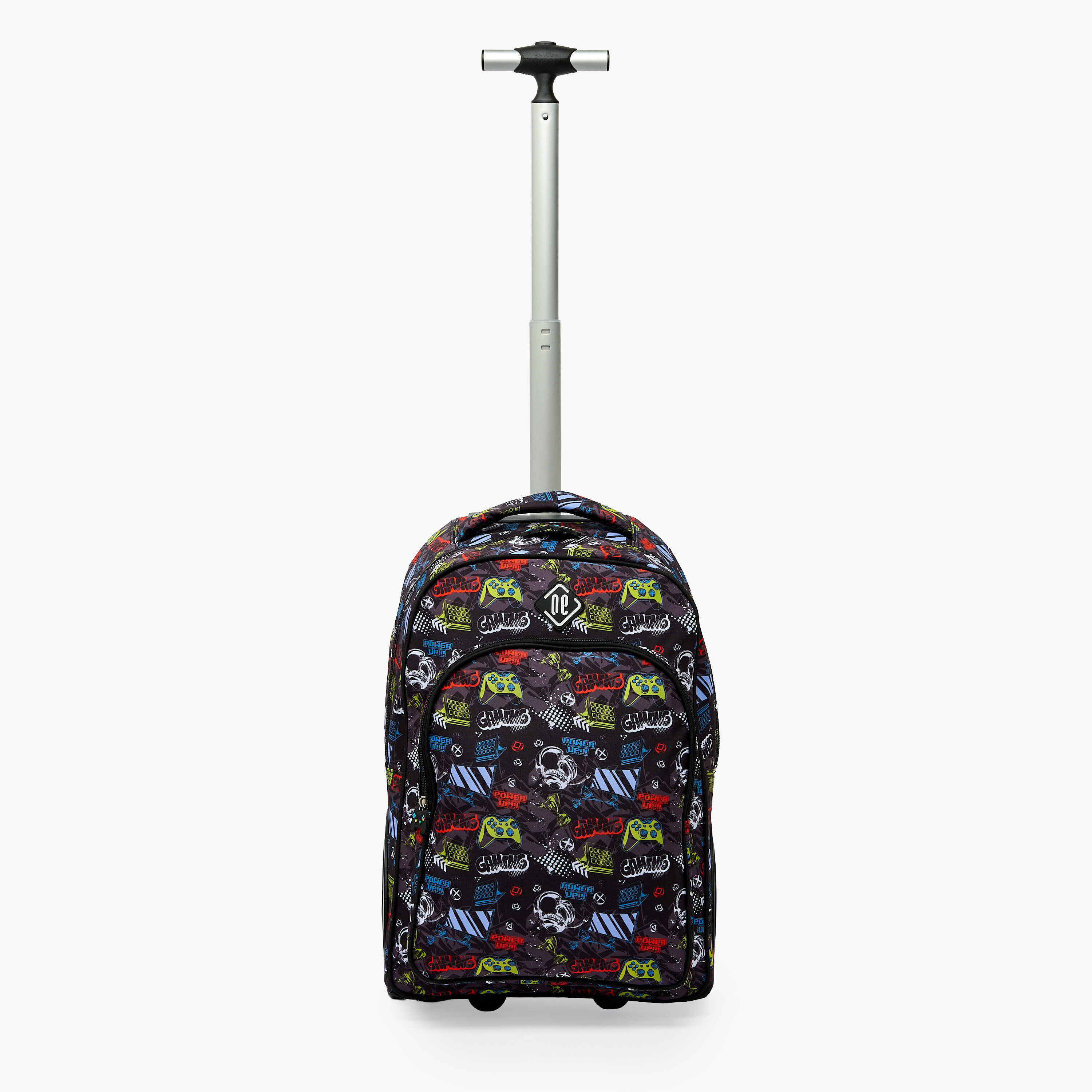 طقم حقيبة مدرسية ترولي للأولاد بتصميم ألعاب-school-bagsandbackpacks-trolleybags-image-4