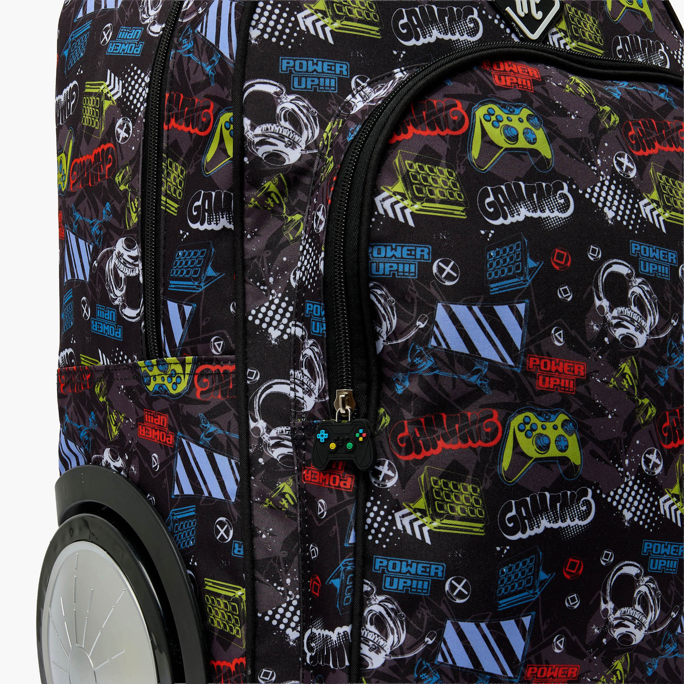 طقم حقيبة مدرسية ترولي للأولاد بتصميم ألعاب-school-bagsandbackpacks-trolleybags-image-8