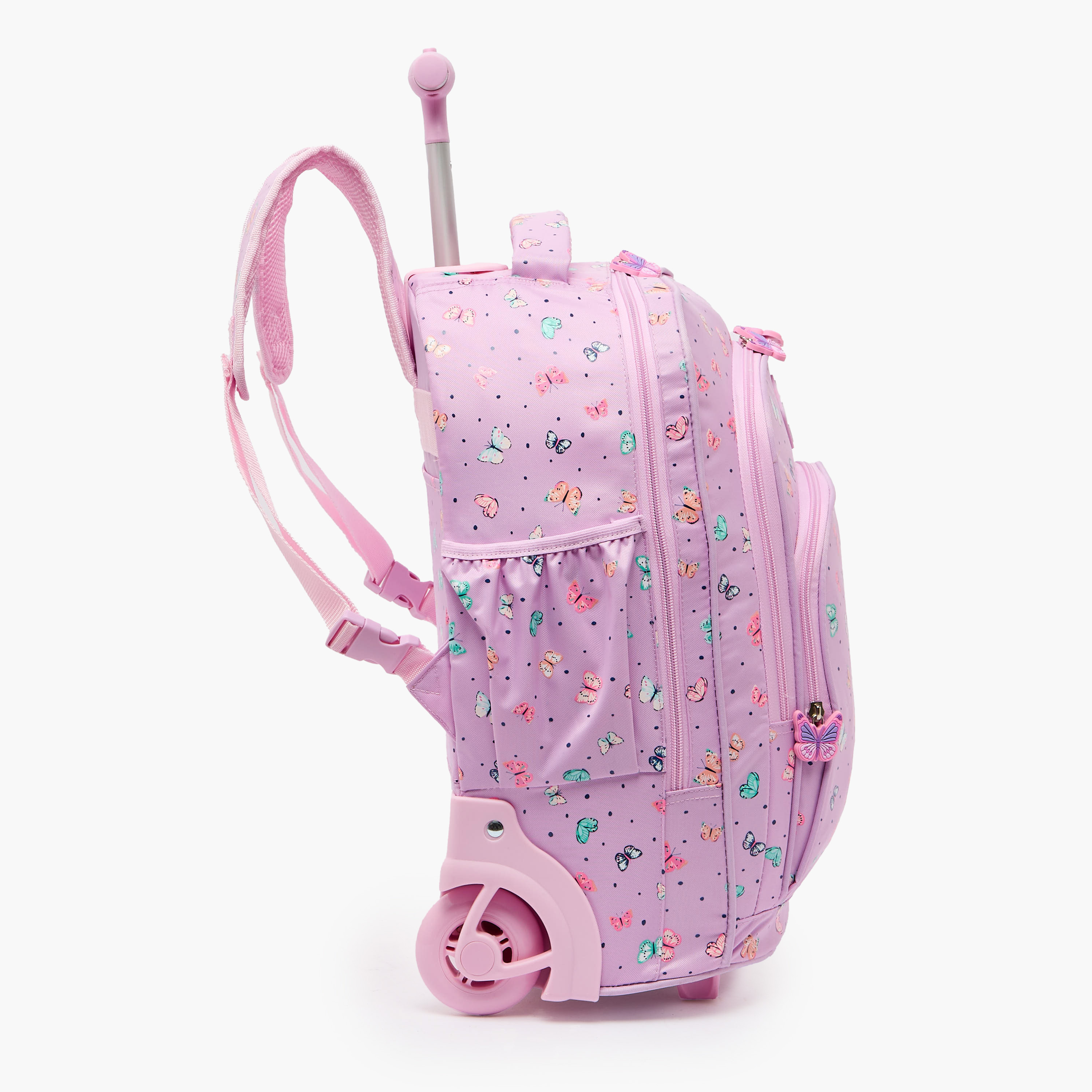 New Expressions Printed 3-Piece Trolley Backpack Set for Girls 8-13 Years with Lunch Bag - 18 inches-school-bagsandbackpacks-trolleybags-image-10