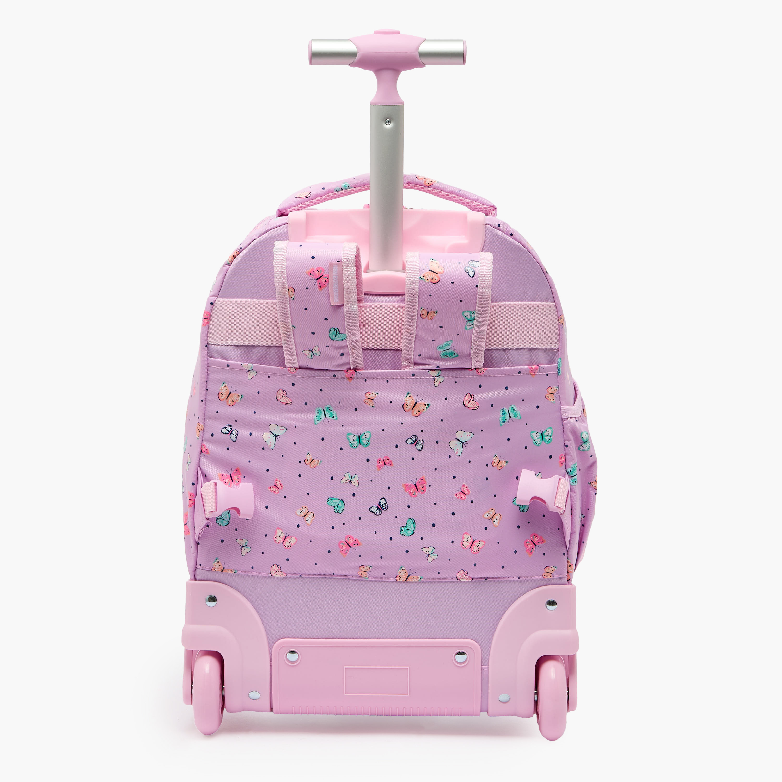 New Expressions Printed 3-Piece Trolley Backpack Set for Girls 8-13 Years with Lunch Bag - 18 inches-school-bagsandbackpacks-trolleybags-image-13
