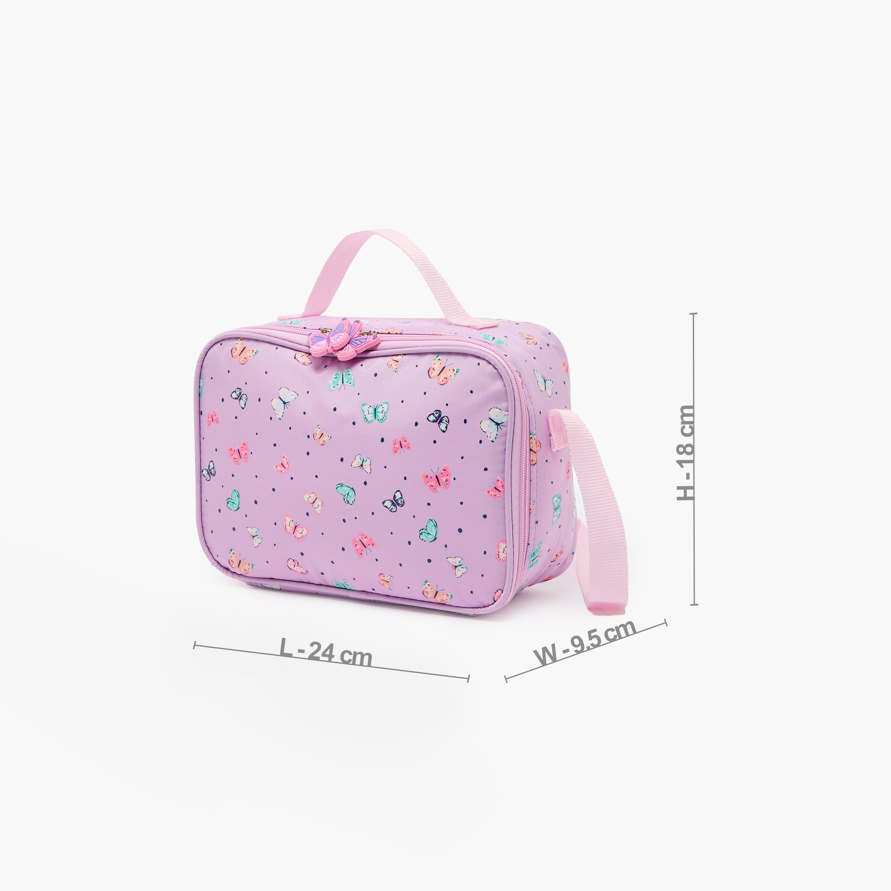 New Expressions Printed 3-Piece Trolley Backpack Set for Girls 8-13 Years with Lunch Bag - 18 inches-school-bagsandbackpacks-trolleybags-image-16