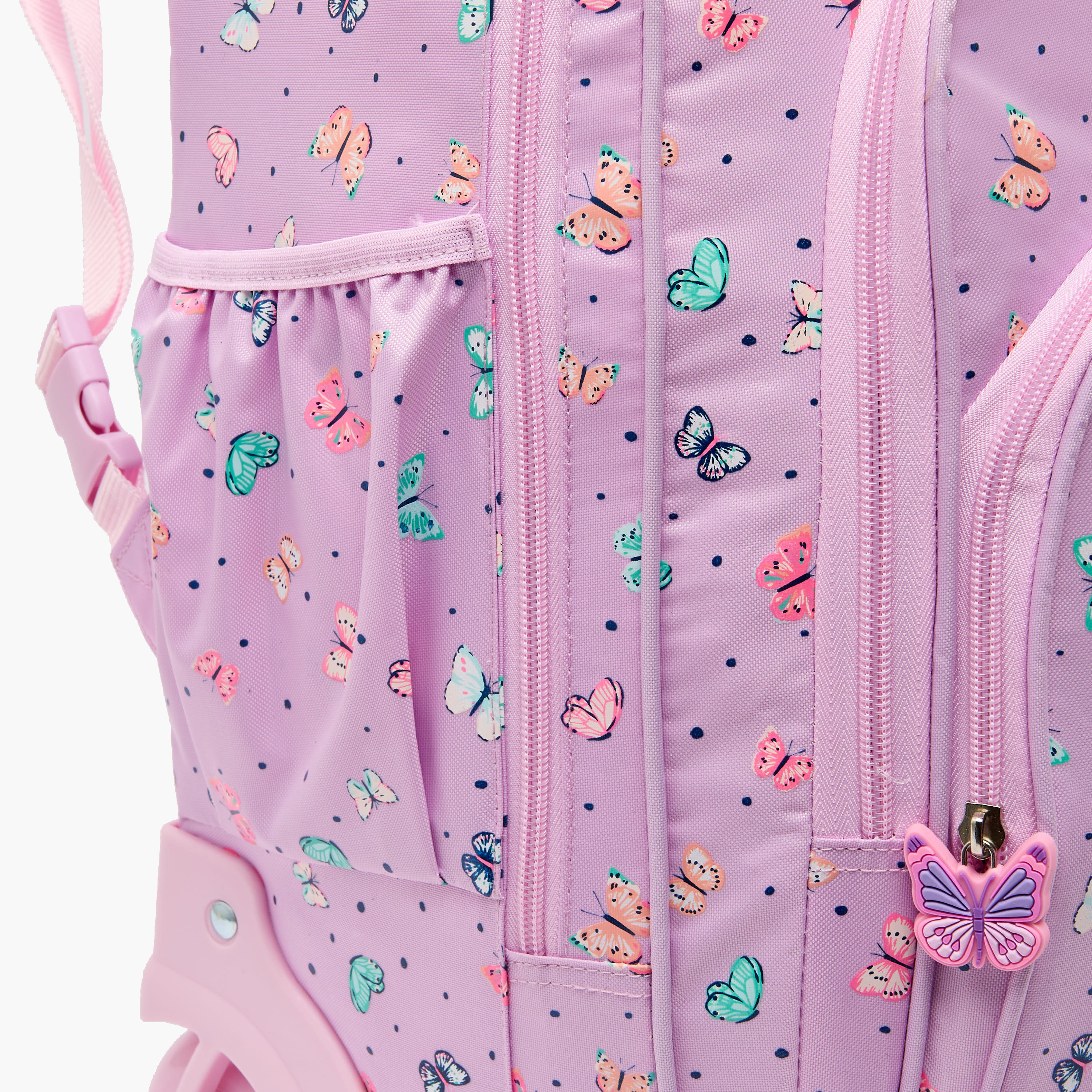 New Expressions Printed 3-Piece Trolley Backpack Set for Girls 8-13 Years with Lunch Bag - 18 inches-school-bagsandbackpacks-trolleybags-image-8