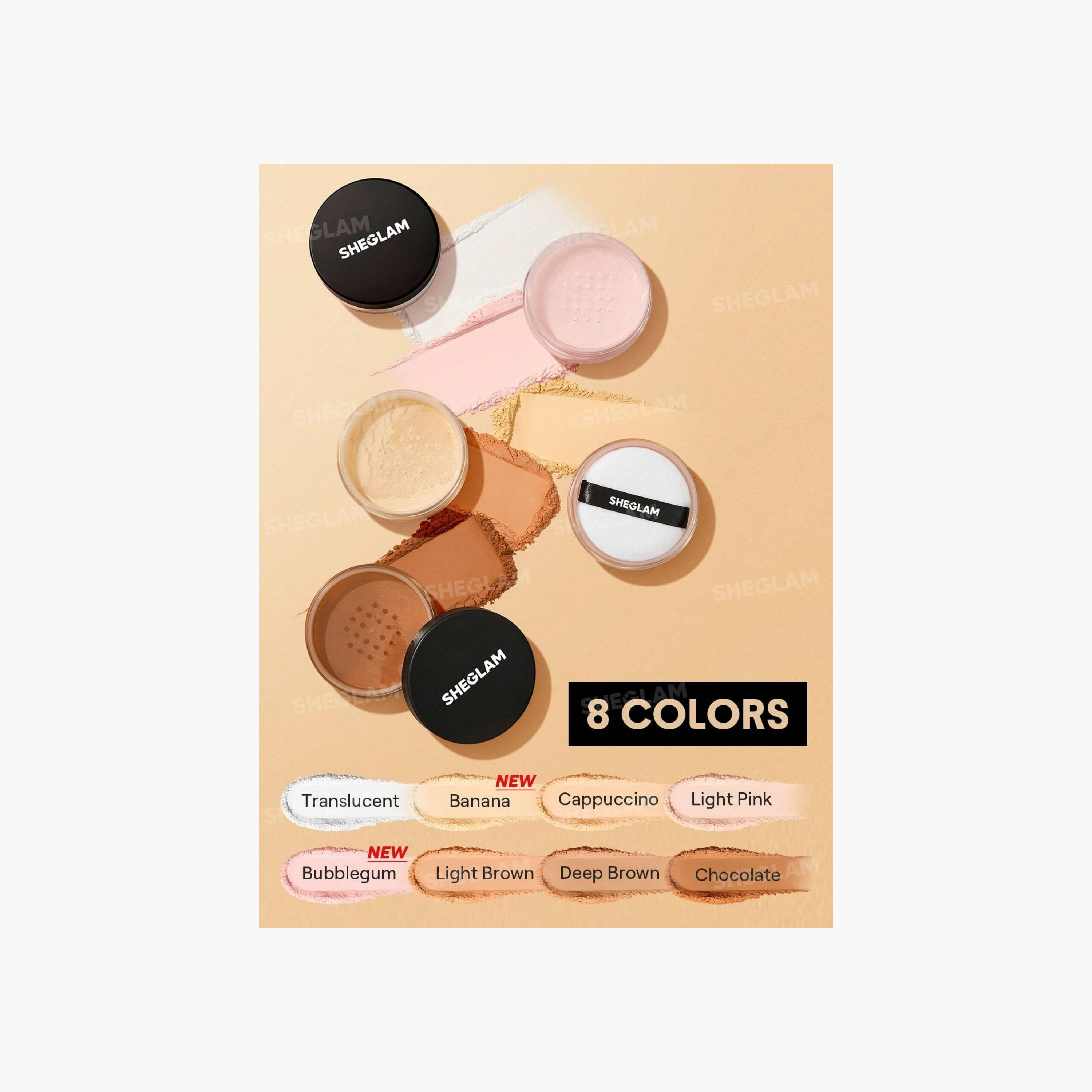 بودرة تثبيت بيكد جلو من شيجلام-beautyandpersonalcare-makeup-face-loosepowder-image-2