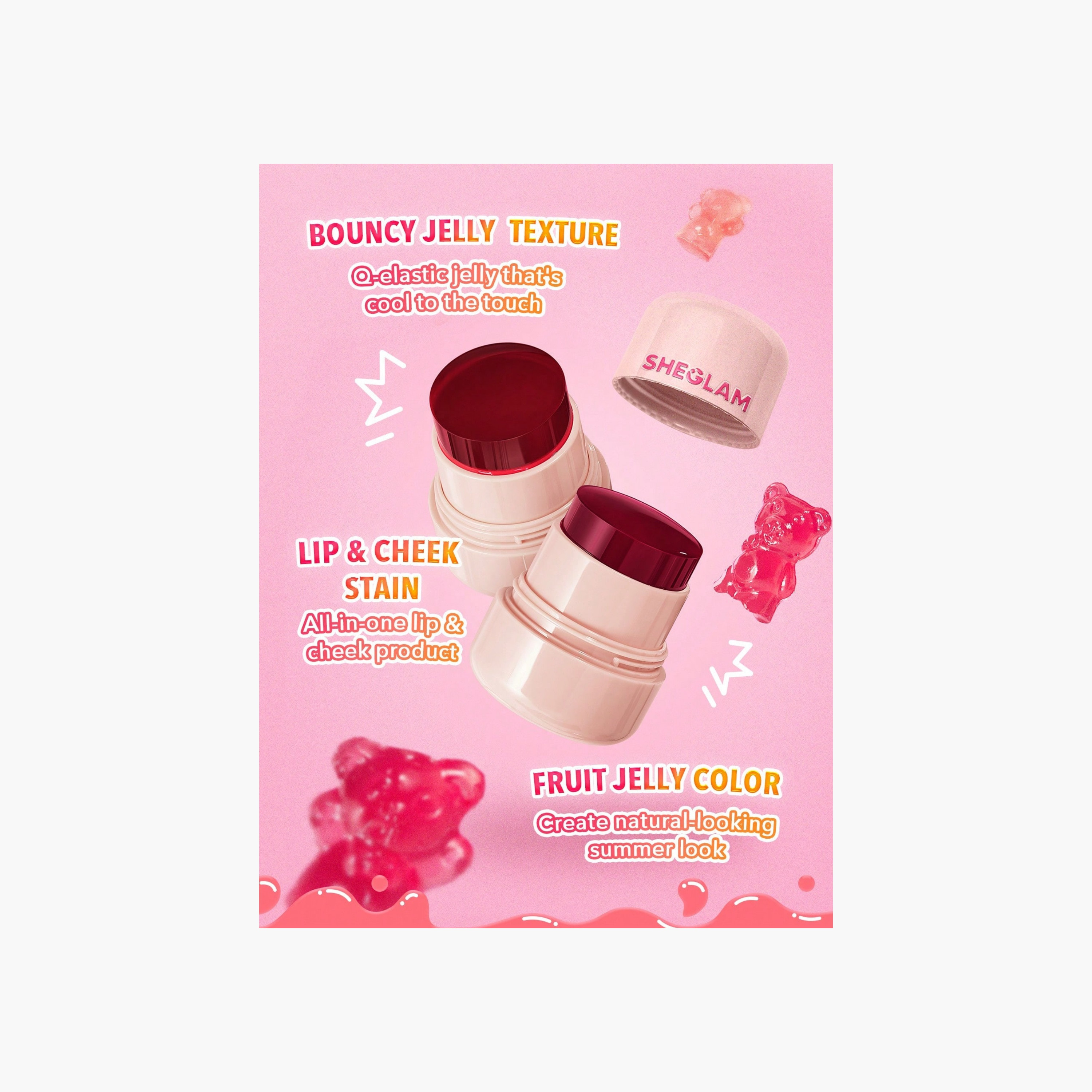 ملون الشفاه والخدود جيلي من شيجلام-beautyandpersonalcare-makeup-lips-lipsticks-image-5