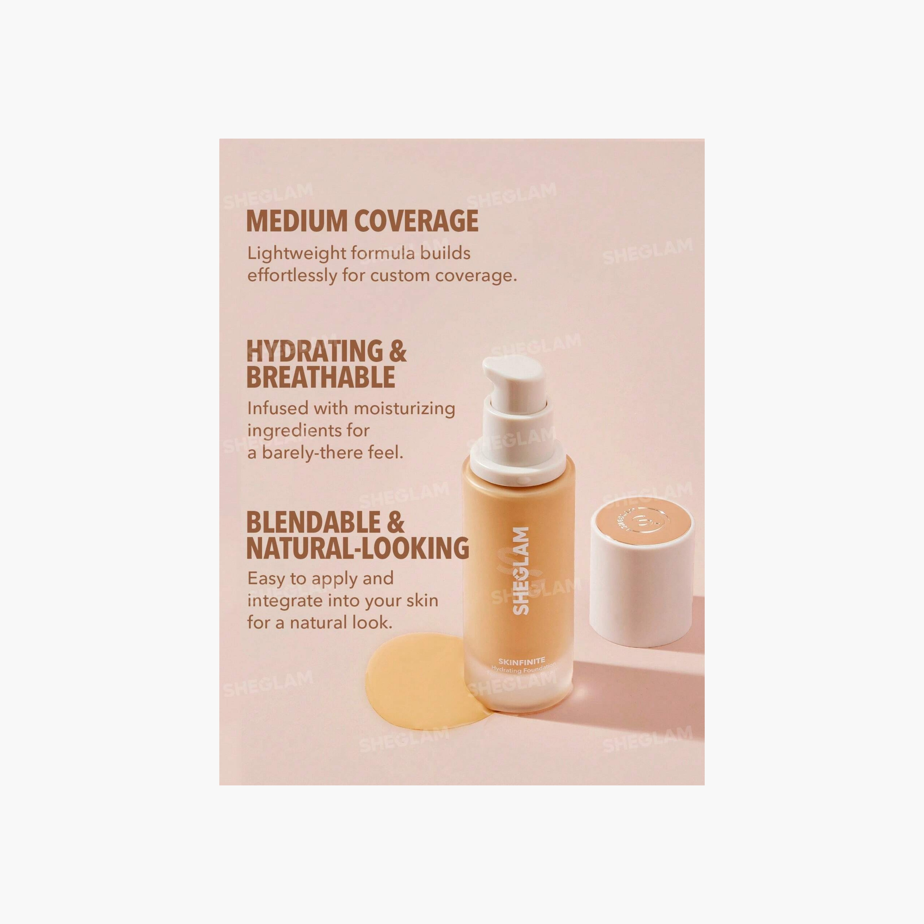 كريم أساس سكينفينيت مرطب من شيجلام-beautyandpersonalcare-makeup-face-foundations-image-3