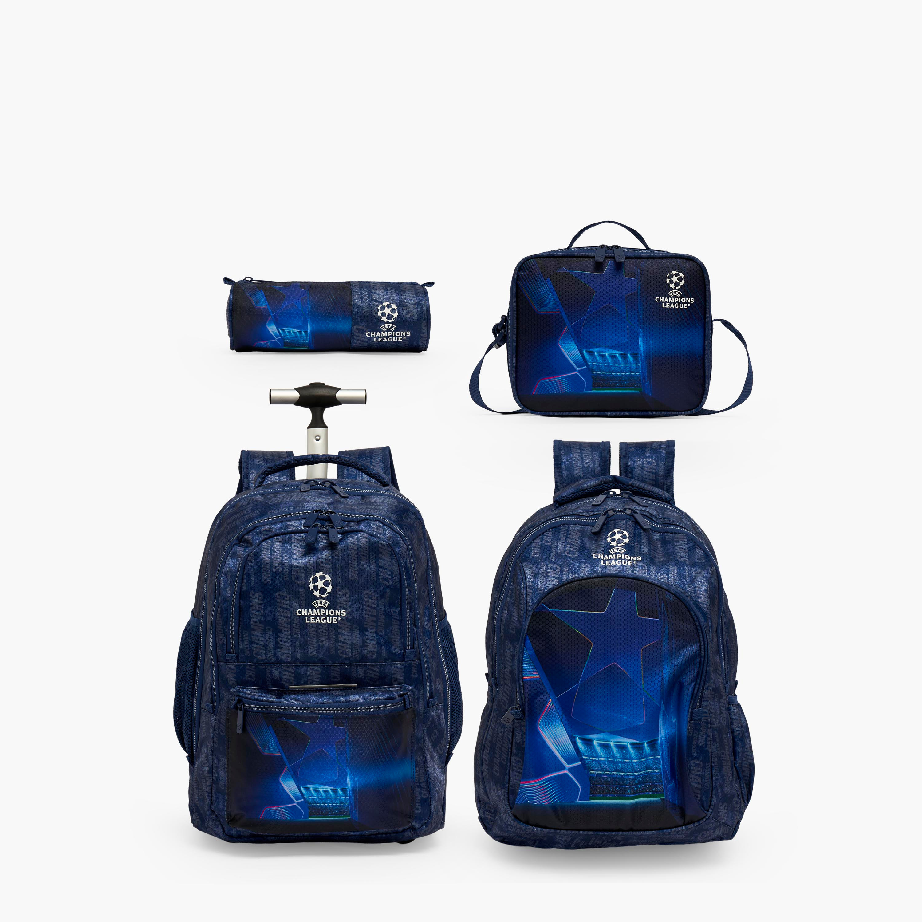Champions League Printed Trolley Backpack for Boys 8-13 Years with Adjustable Straps - 20 inches-school-bagsandbackpacks-trolleybags-image-14