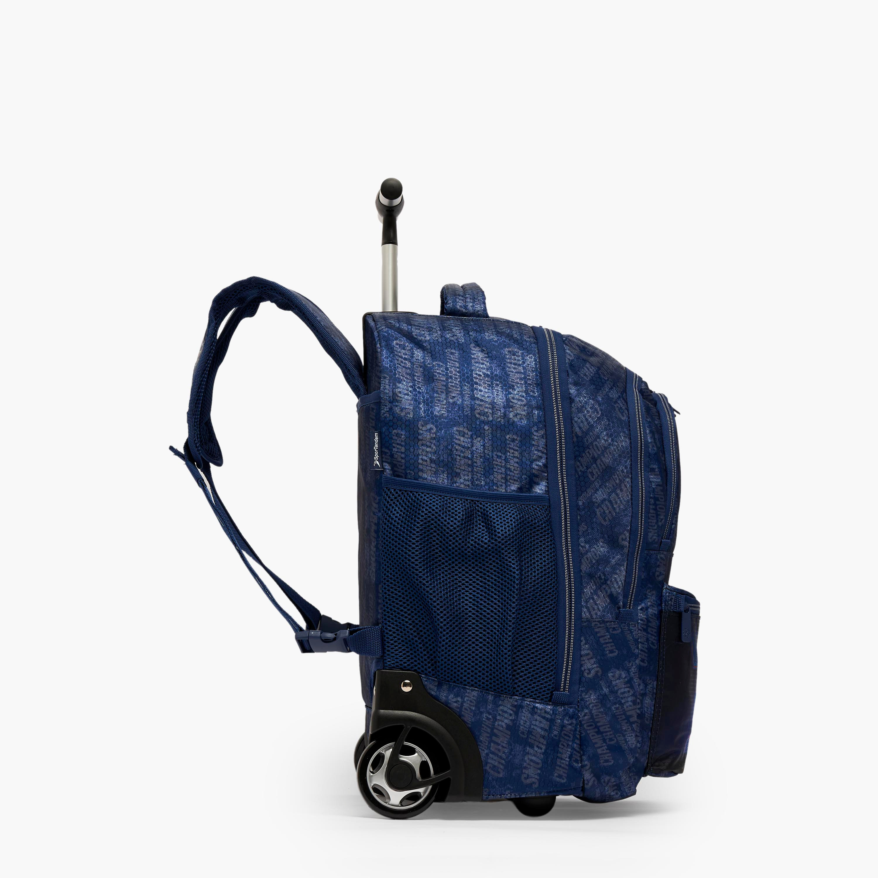 Champions League Printed Trolley Backpack for Boys 8-13 Years with Adjustable Straps - 20 inches-school-bagsandbackpacks-trolleybags-image-9
