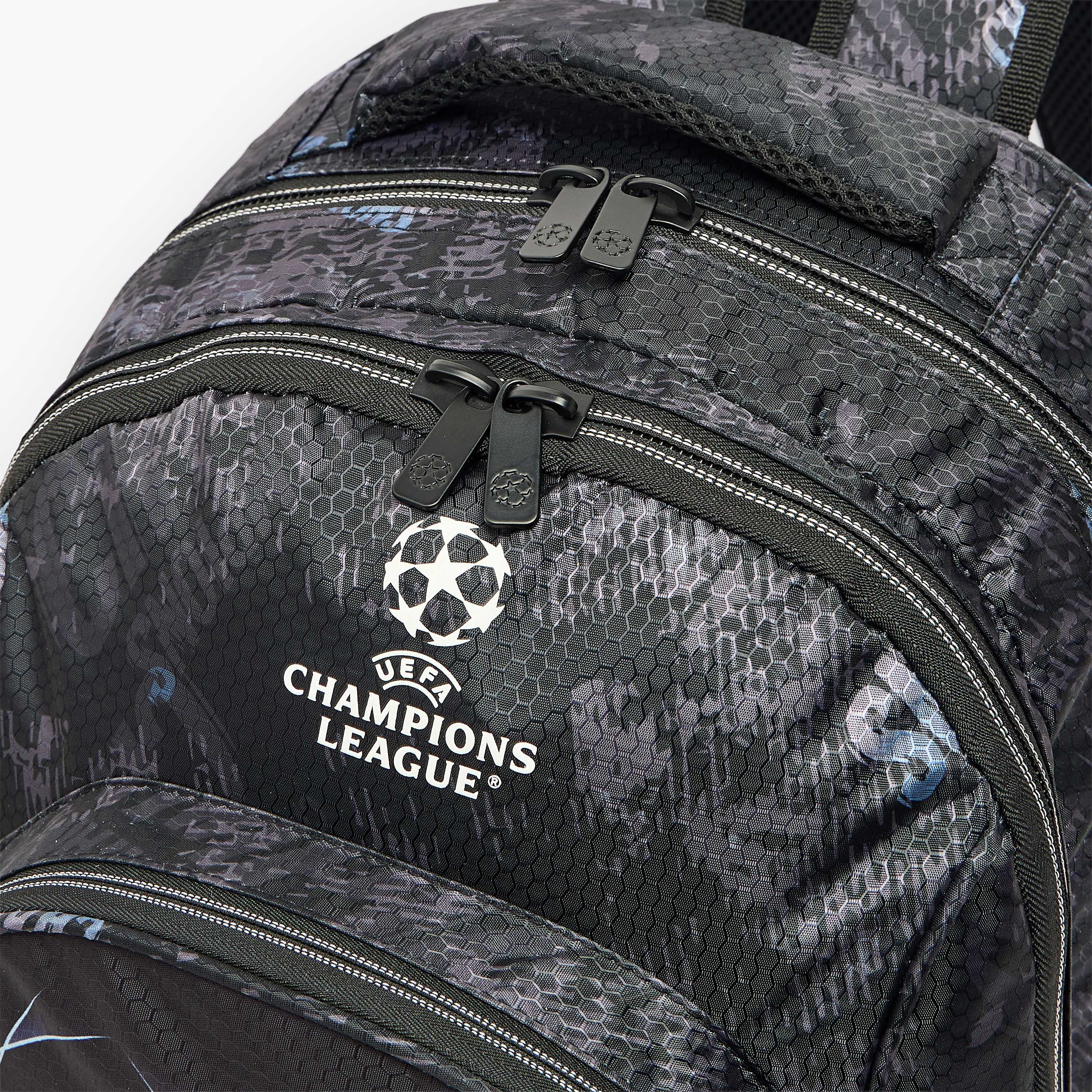 Champions League Football Print Backpack for Boys 8-12 Years with Padded Straps - 18 inches-school-bagsandbackpacks-backpacks-image-5