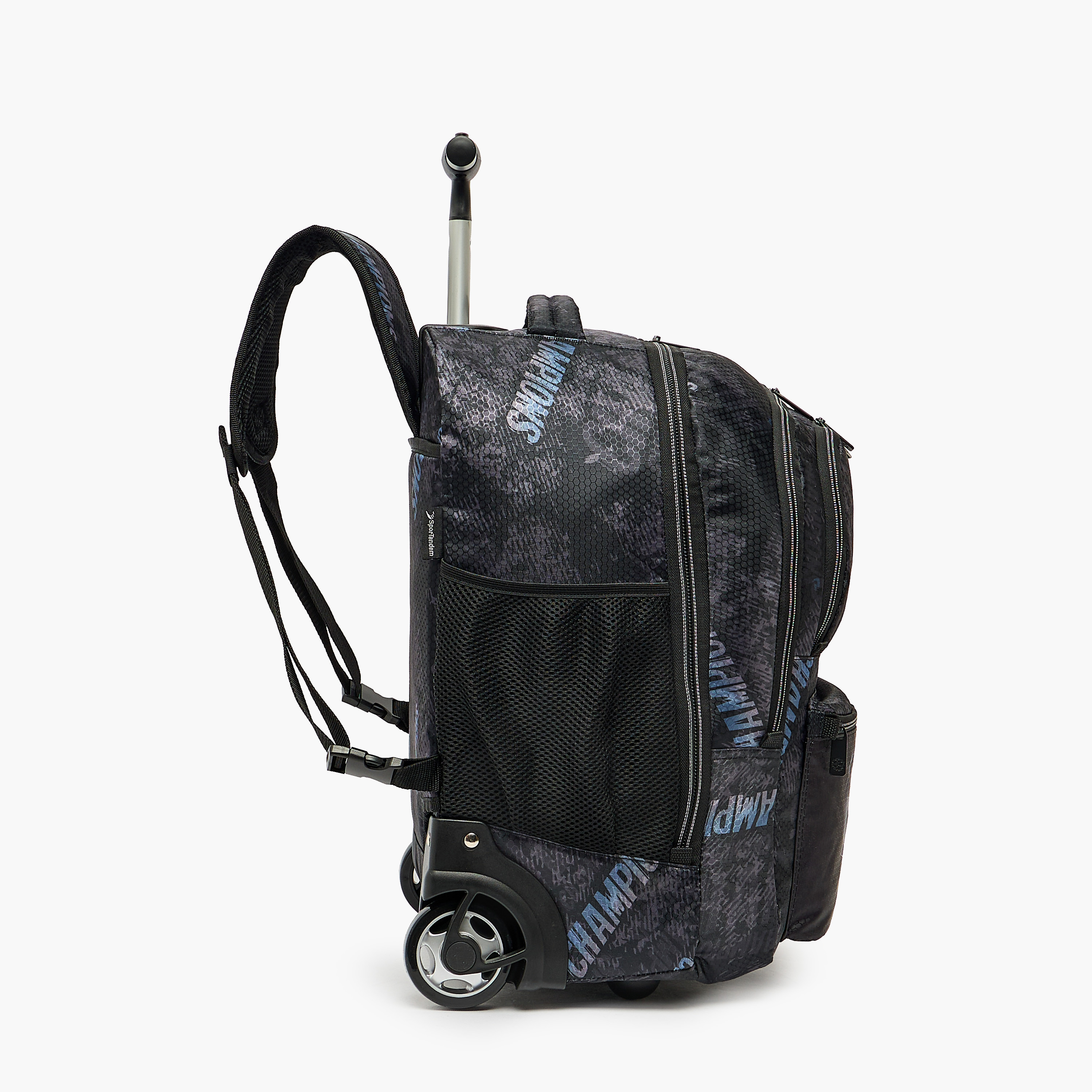 Champions League Printed Trolley Backpack for Boys 8-13 Years with Retractable Handle - 20 inches-school-bagsandbackpacks-trolleybags-image-8