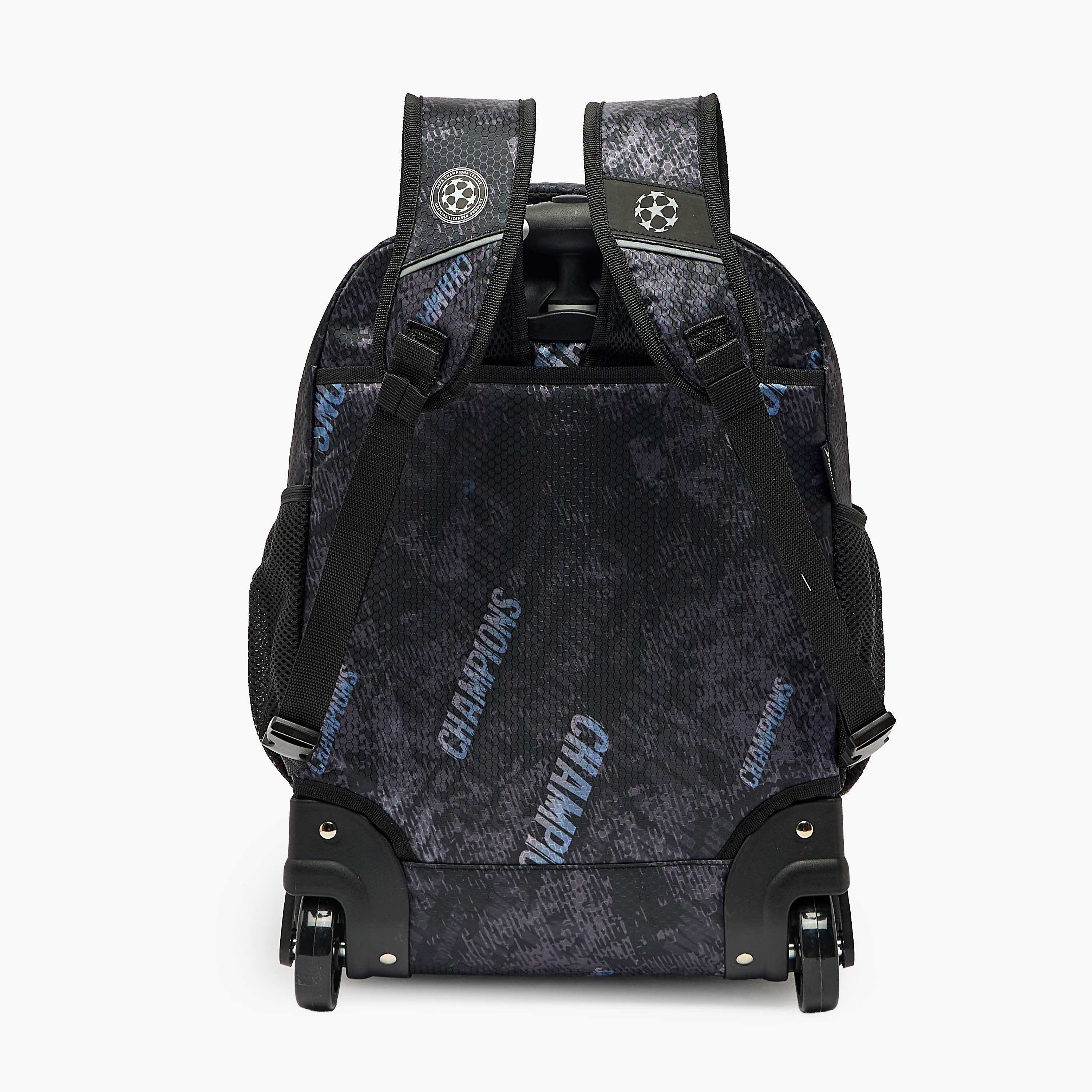 Champions League Printed Trolley Backpack for Boys 8-13 Years with Retractable Handle - 20 inches-school-bagsandbackpacks-trolleybags-image-9
