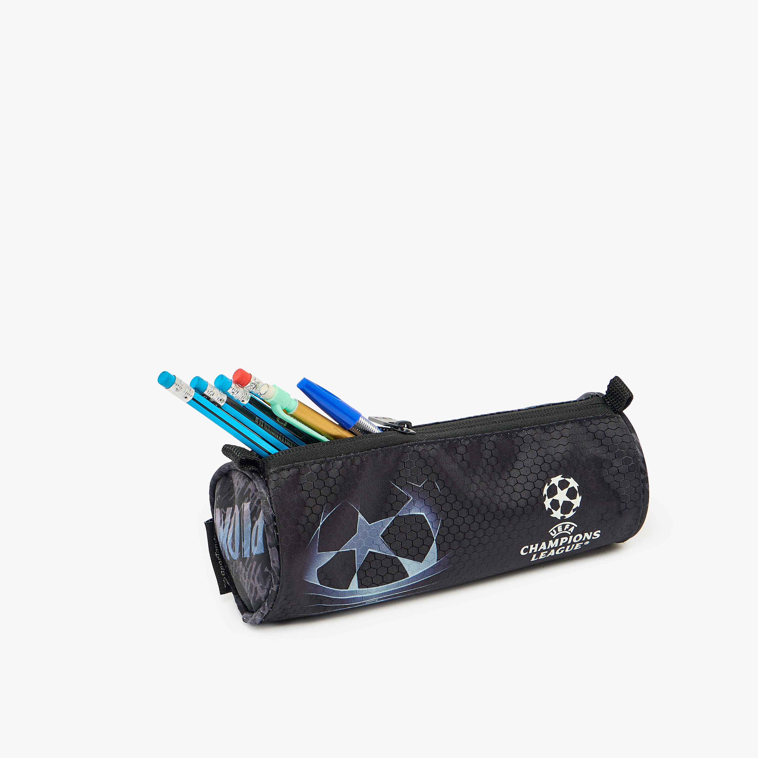 مقلمة بطبعات تشامبيونز ليج بسحّاب إغلاق-school-stationery-pencilcases-image-6