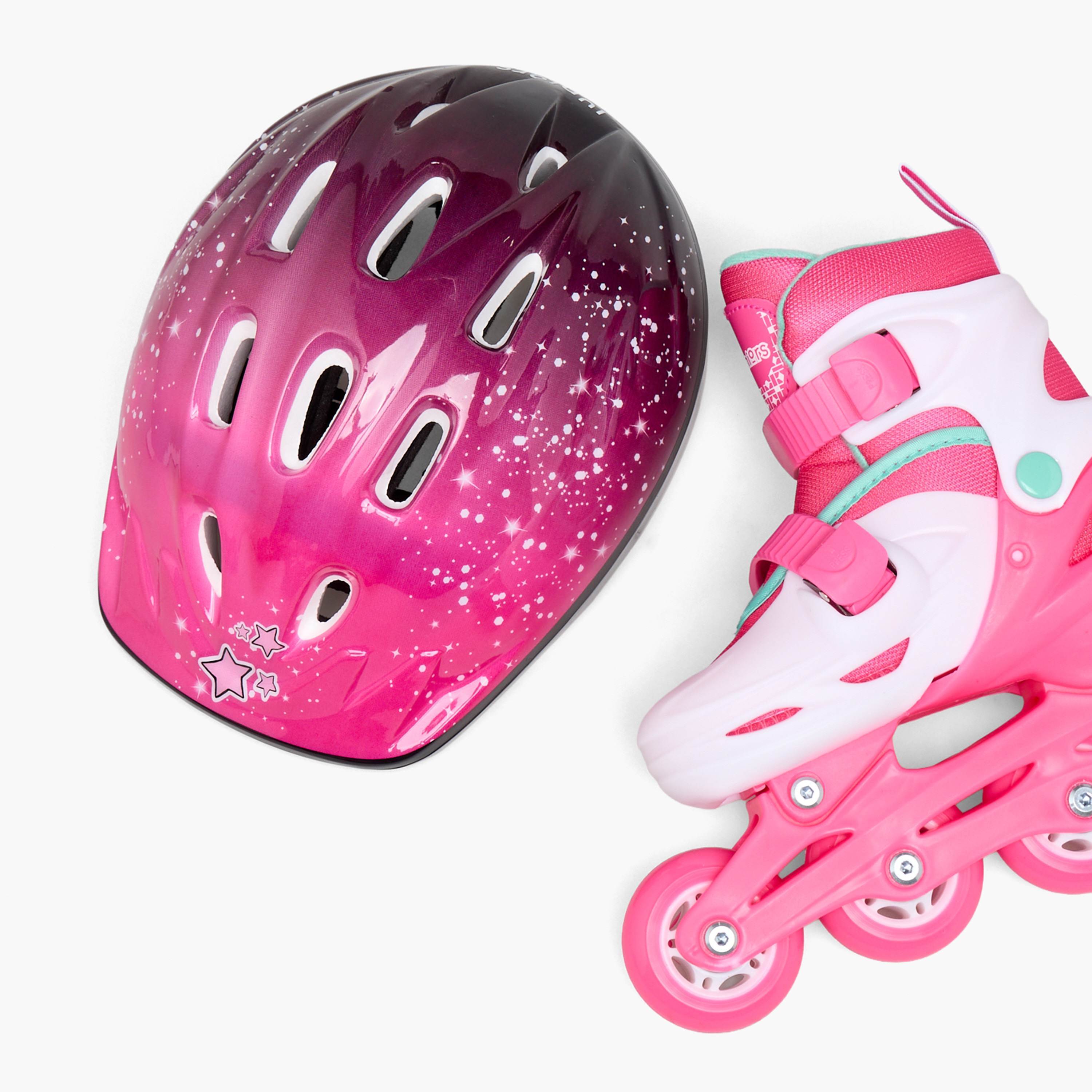 زلاجات قابلة للتعديل مع خوذة ووسادات حماية من جونيورز-toys-outdoor-sports-image-12