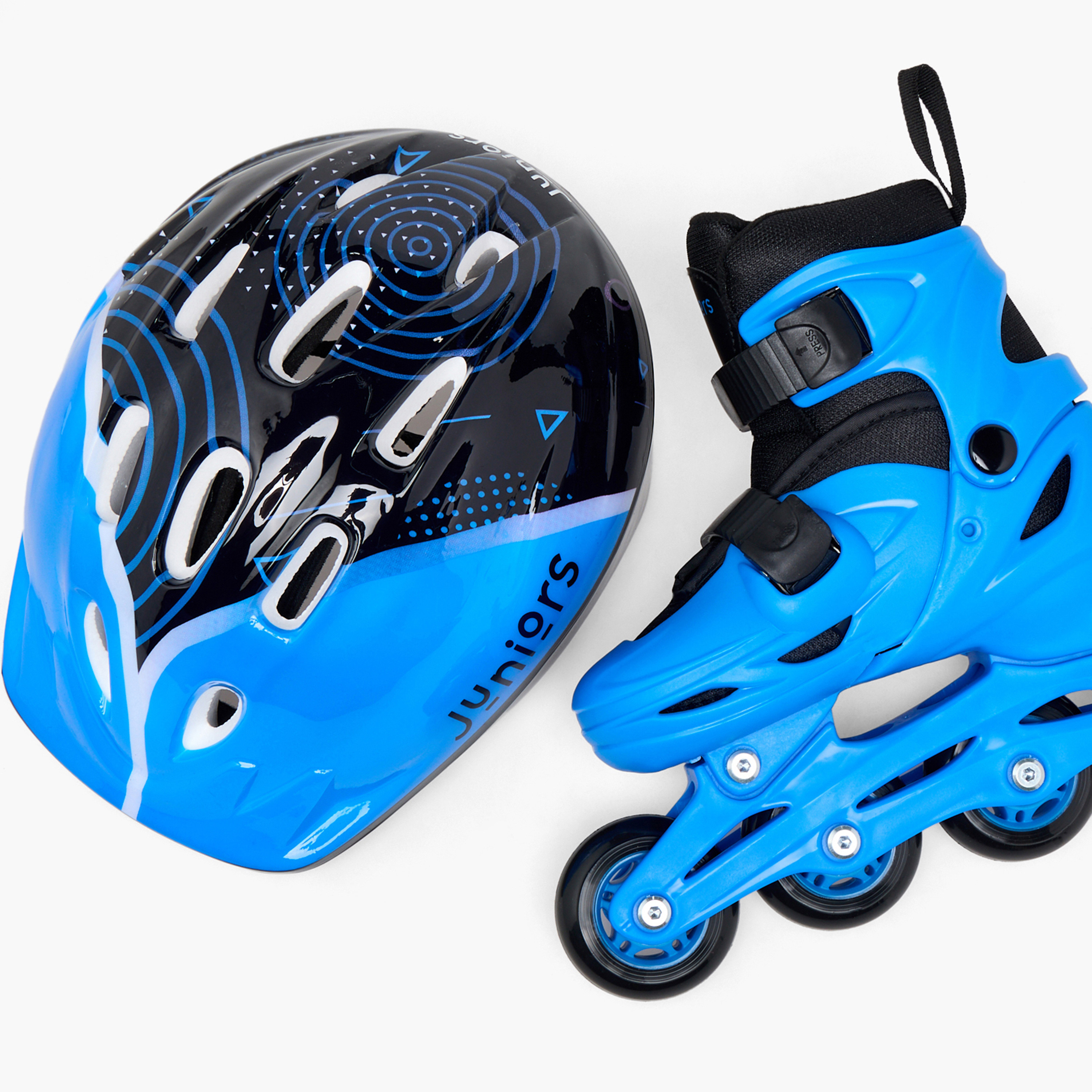 Juniors Adjustable Inline Skates with Helmet and Protection Pads-toys-outdoor-sports-image-12