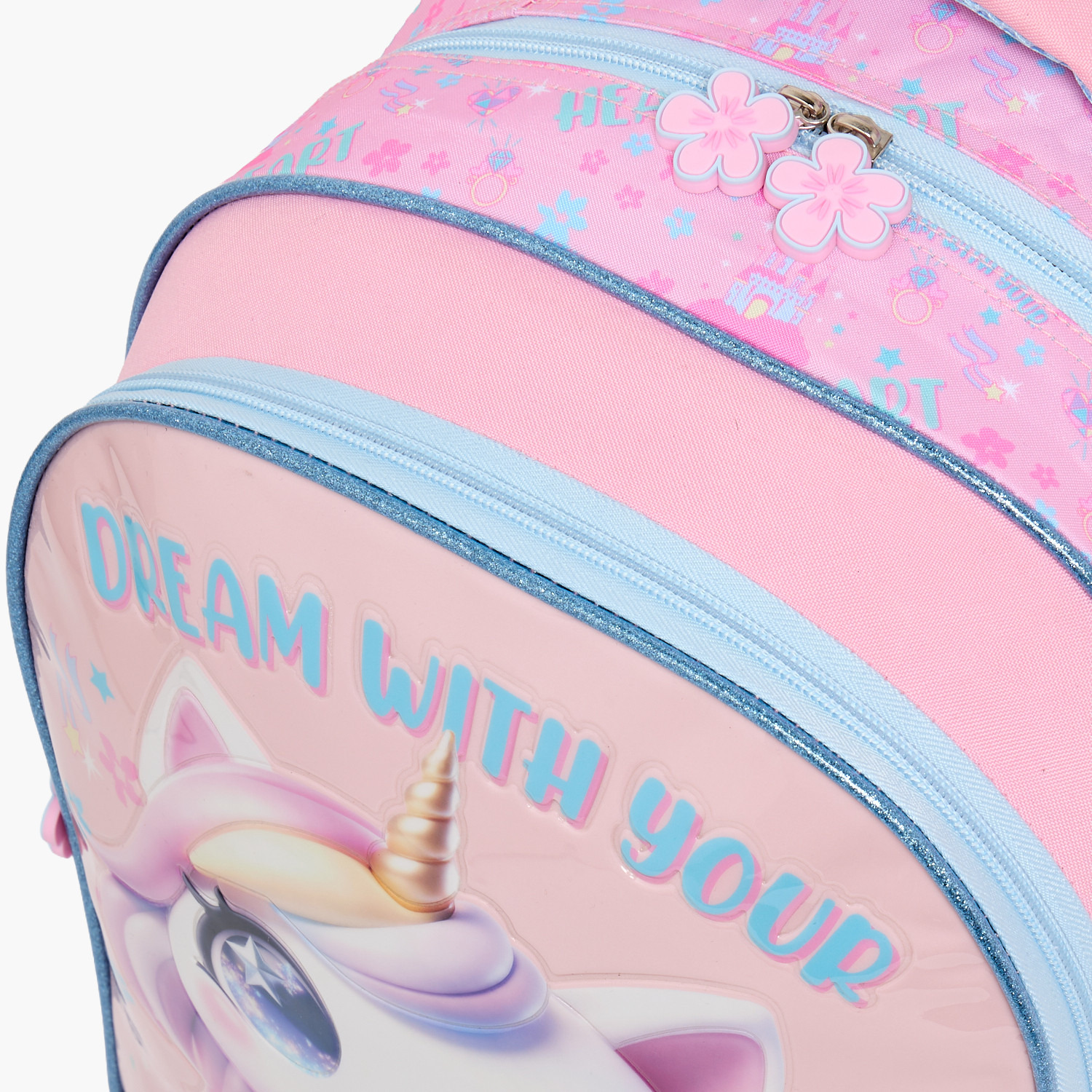 SAMI STUDIO Unicorn Print 5-Piece School Backpack Set for Girls 5-8 Years with Lunch Bag - 16 inches-school-bagsandbackpacks-backpacks-image-5