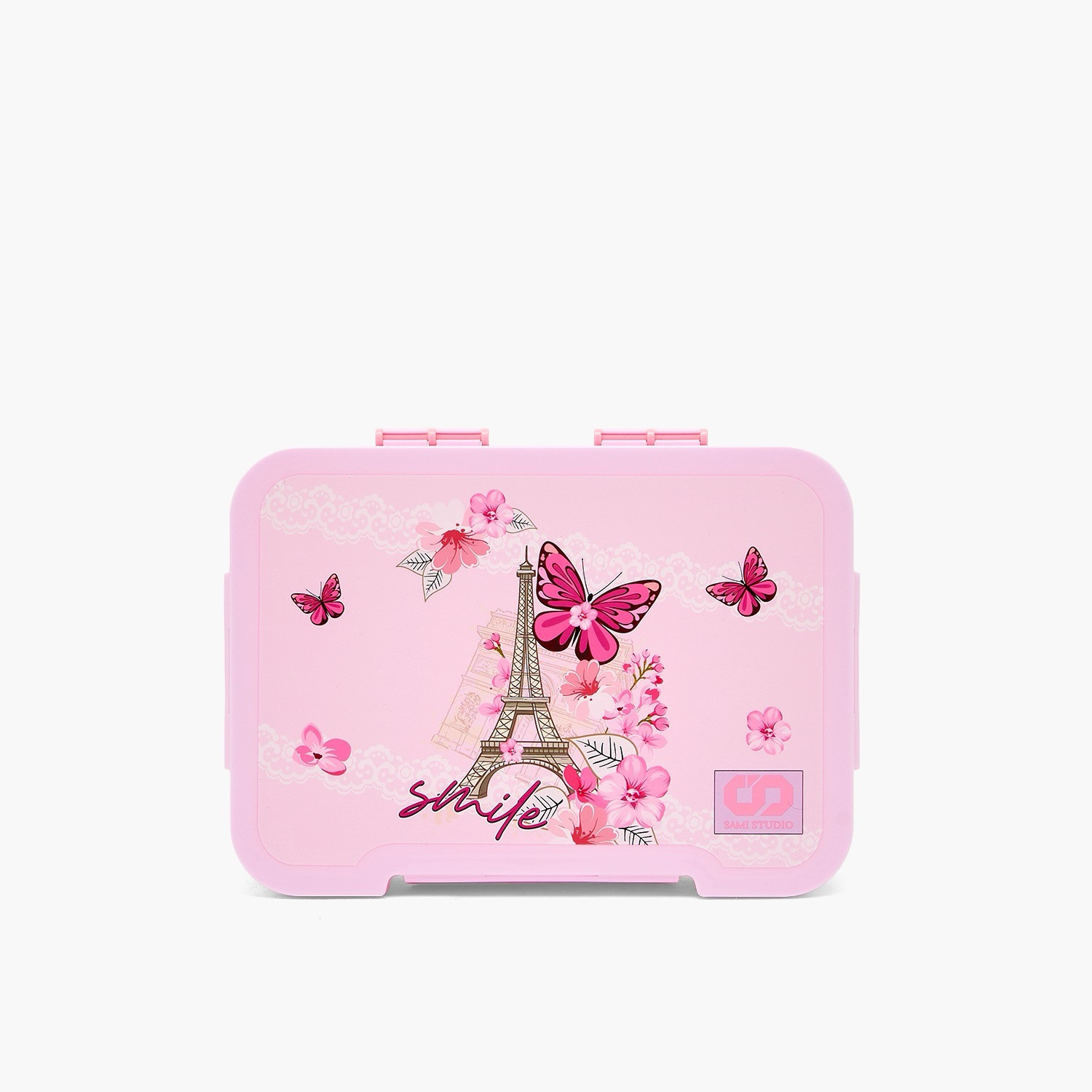 SAMI STUDIO Paris Print 5-Piece School Trolley Bag Set for Girls 5-8 Years with Lunch Box -16 inches-school-bagsandbackpacks-trolleybags-image-15