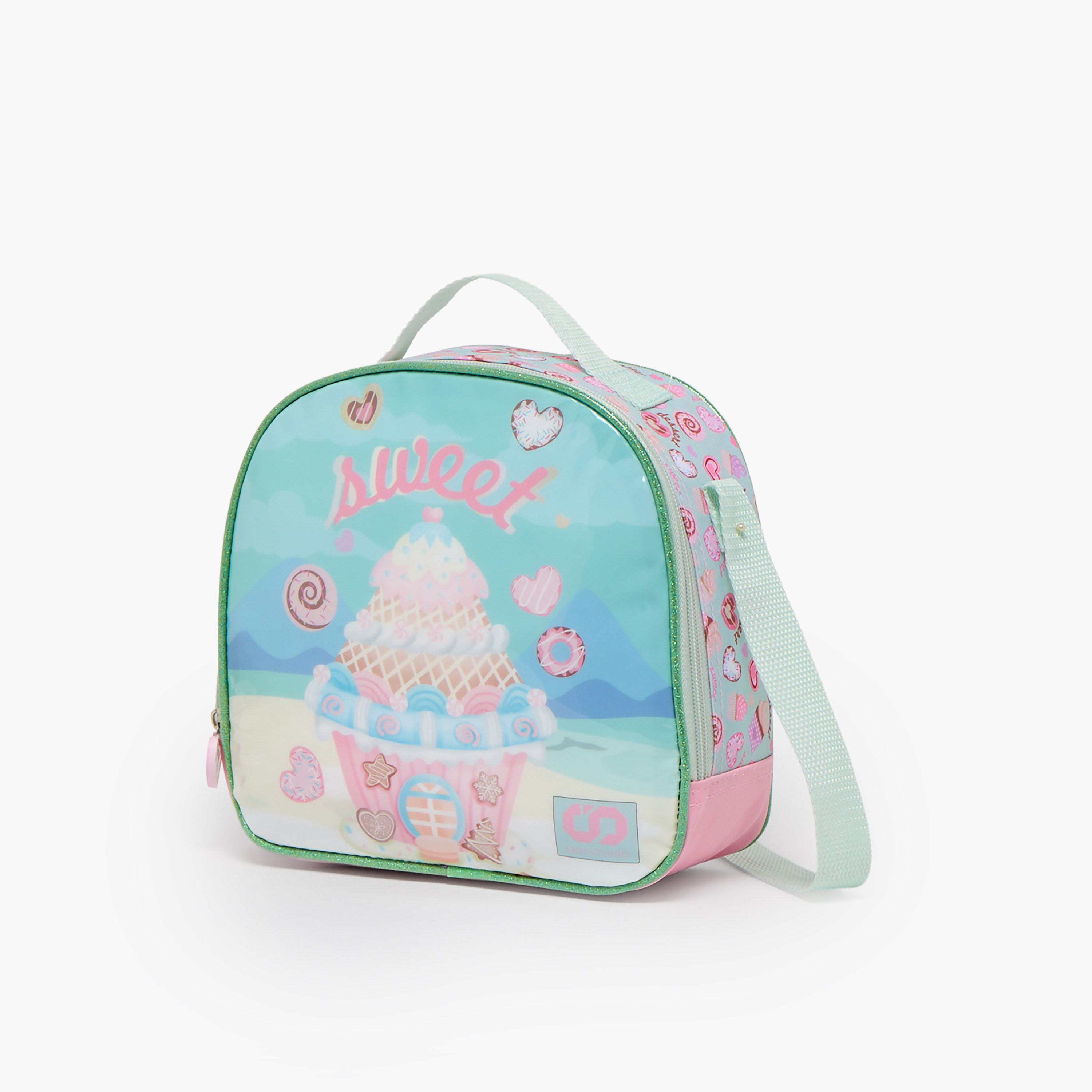 SAMI STUDIO Printed 5-Piece School Trolley Bag Set for Girls 5-8 Years with Lunch Bag - 16 inches-school-bagsandbackpacks-trolleybags-image-15