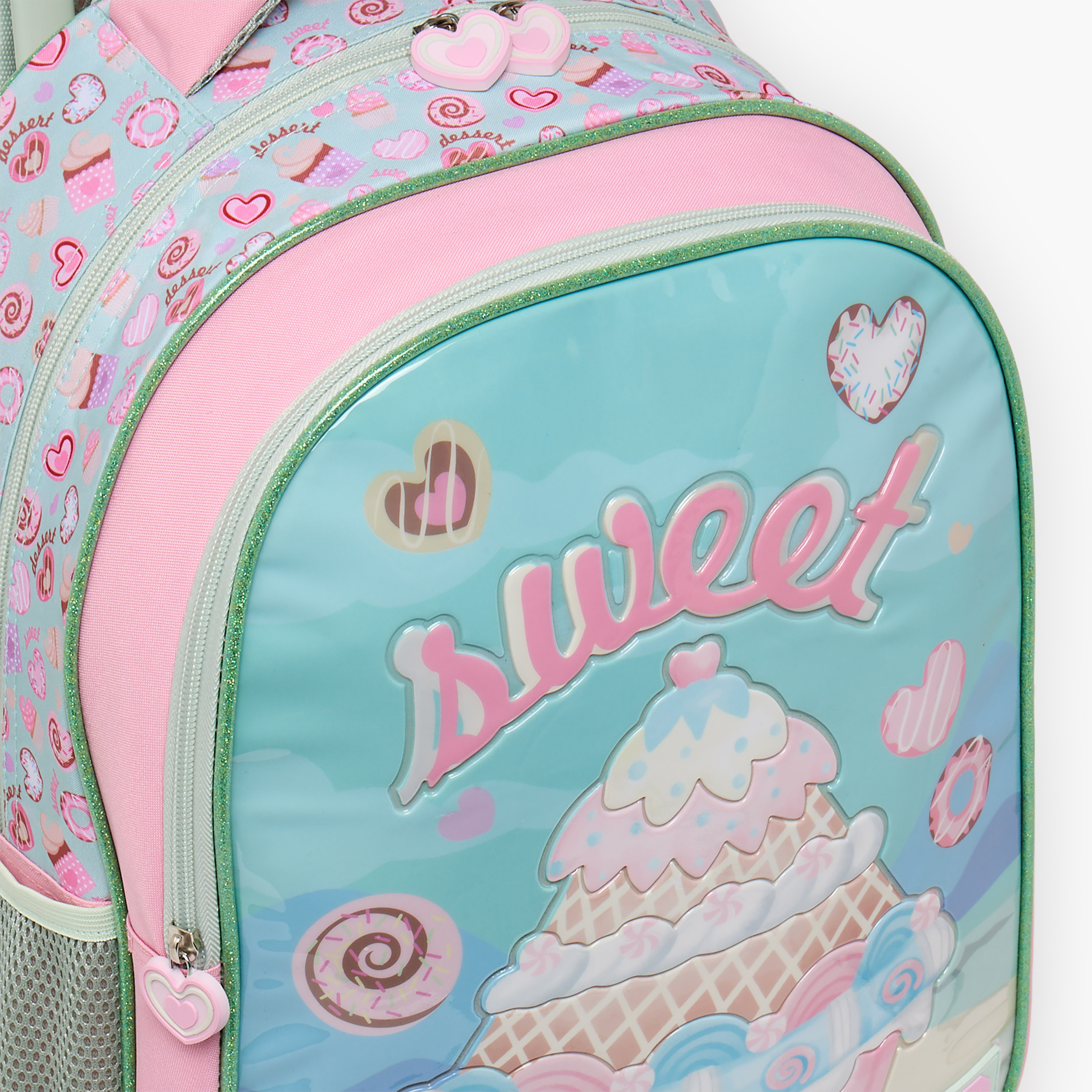 SAMI STUDIO Printed 5-Piece School Trolley Bag Set for Girls 5-8 Years with Lunch Bag - 16 inches-school-bagsandbackpacks-trolleybags-image-6
